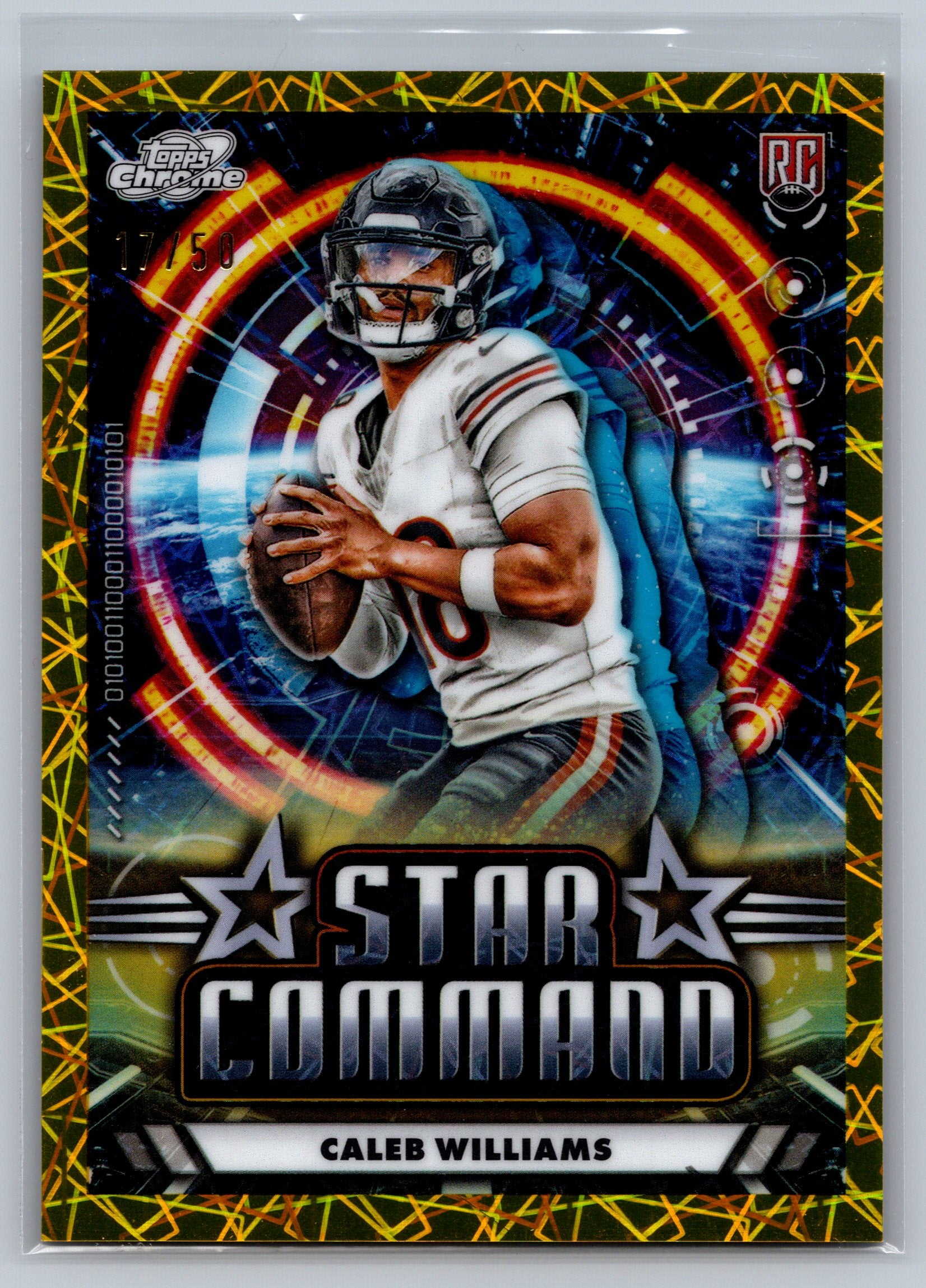 2024 Topps Chrome Caleb Williams Star Command /50 #SC-5