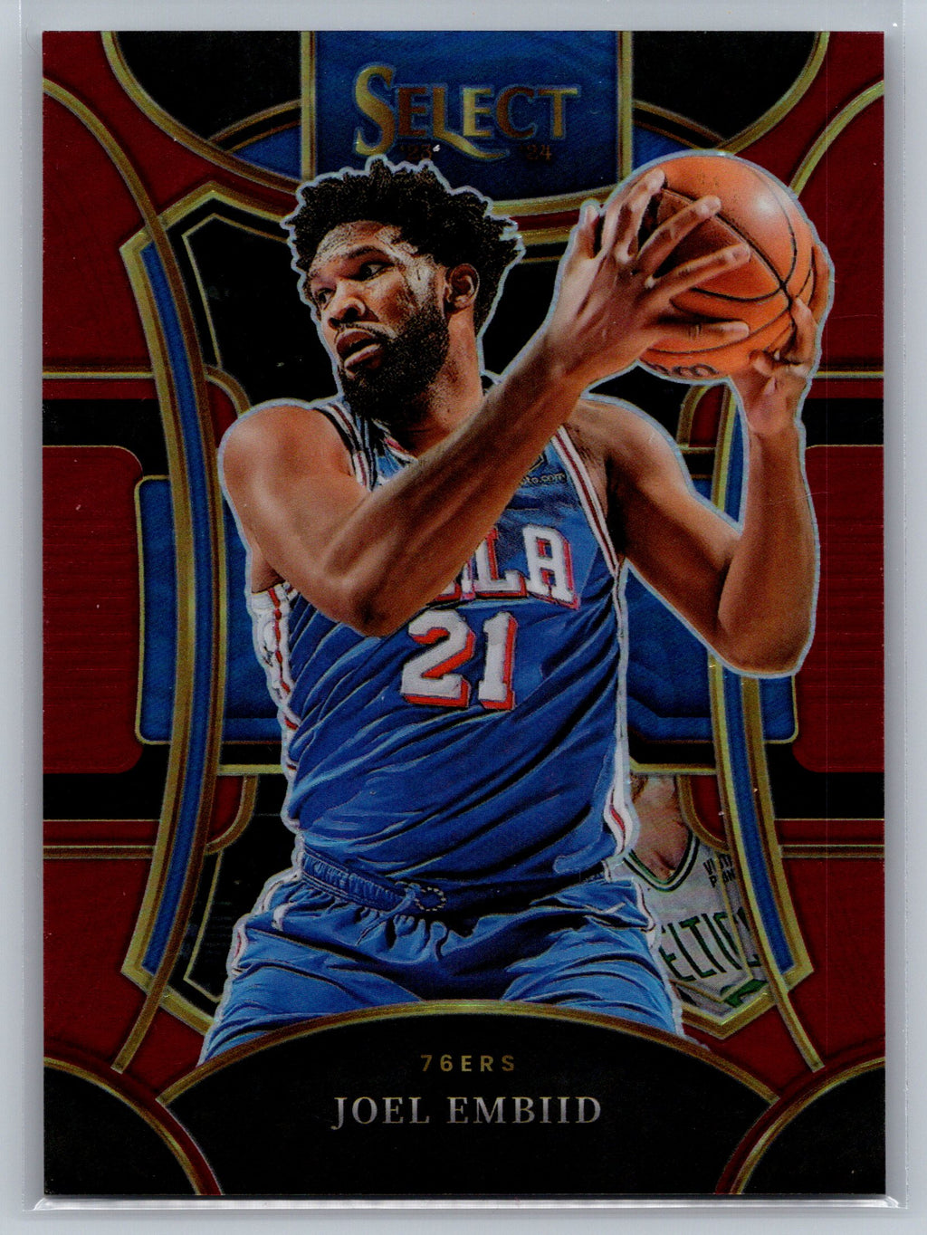 2023 Panini Select Joel Embiid Maroon Mezzanine Level /175 #357