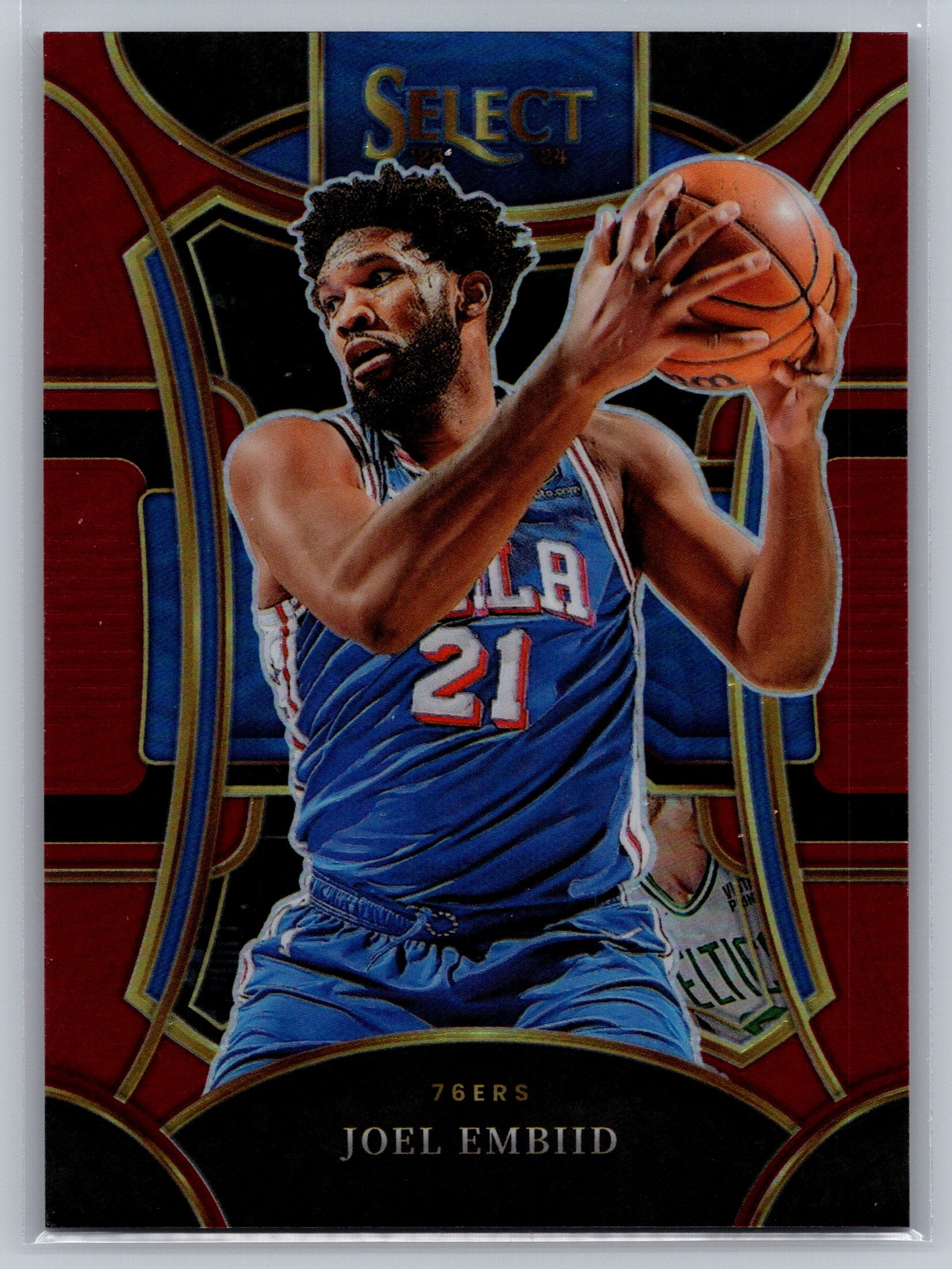 2023 Panini Select Joel Embiid Maroon Mezzanine Level /175 #357