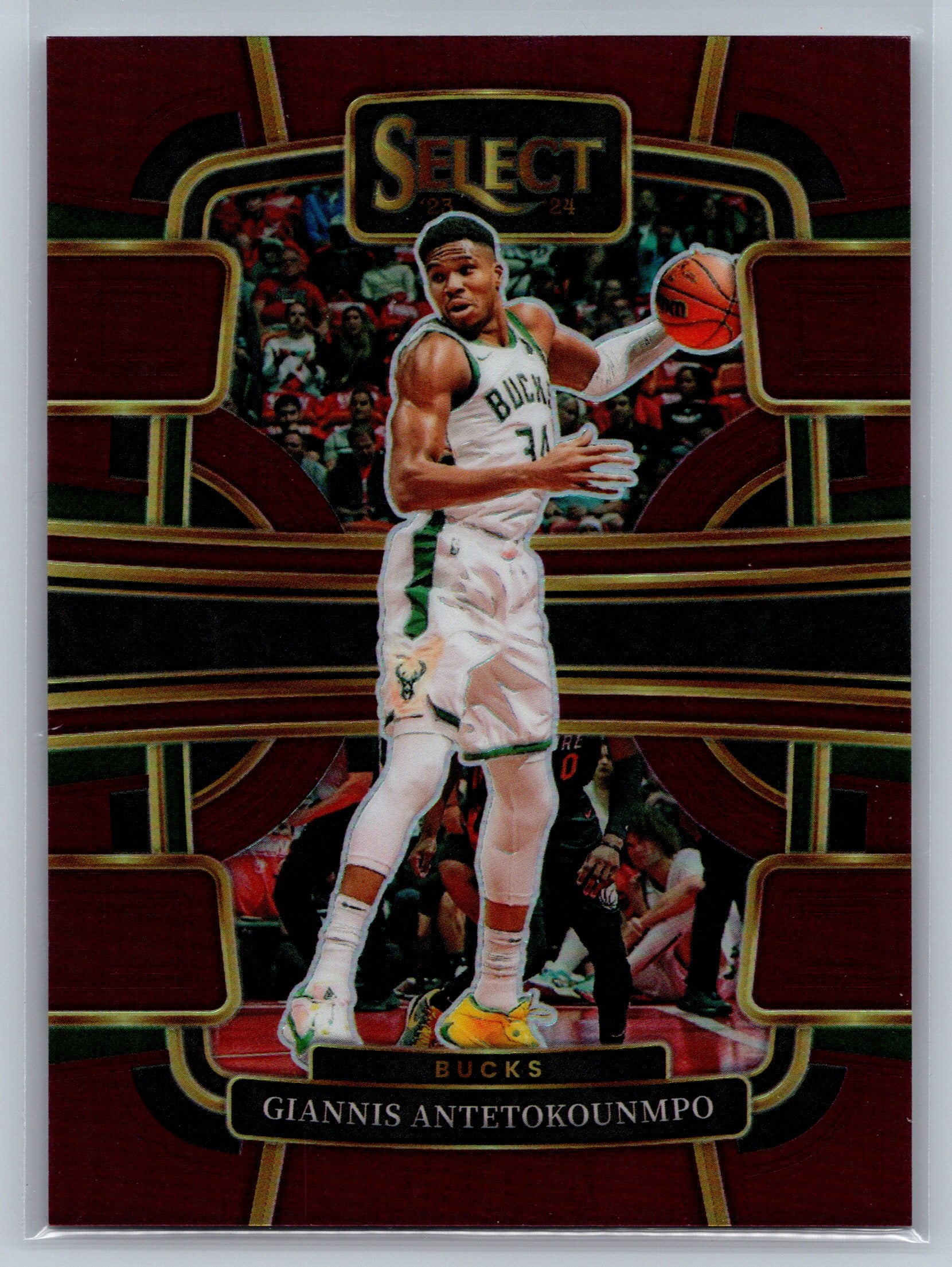 2023 Panini Select Giannis Antetokounmpo Maroon Concourse /175 #60