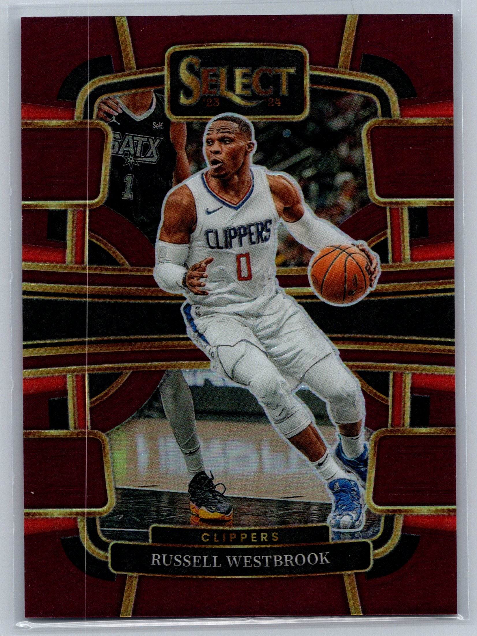 2023 Panini Select Russell Westbrook Marron Concourse Level /175 #55