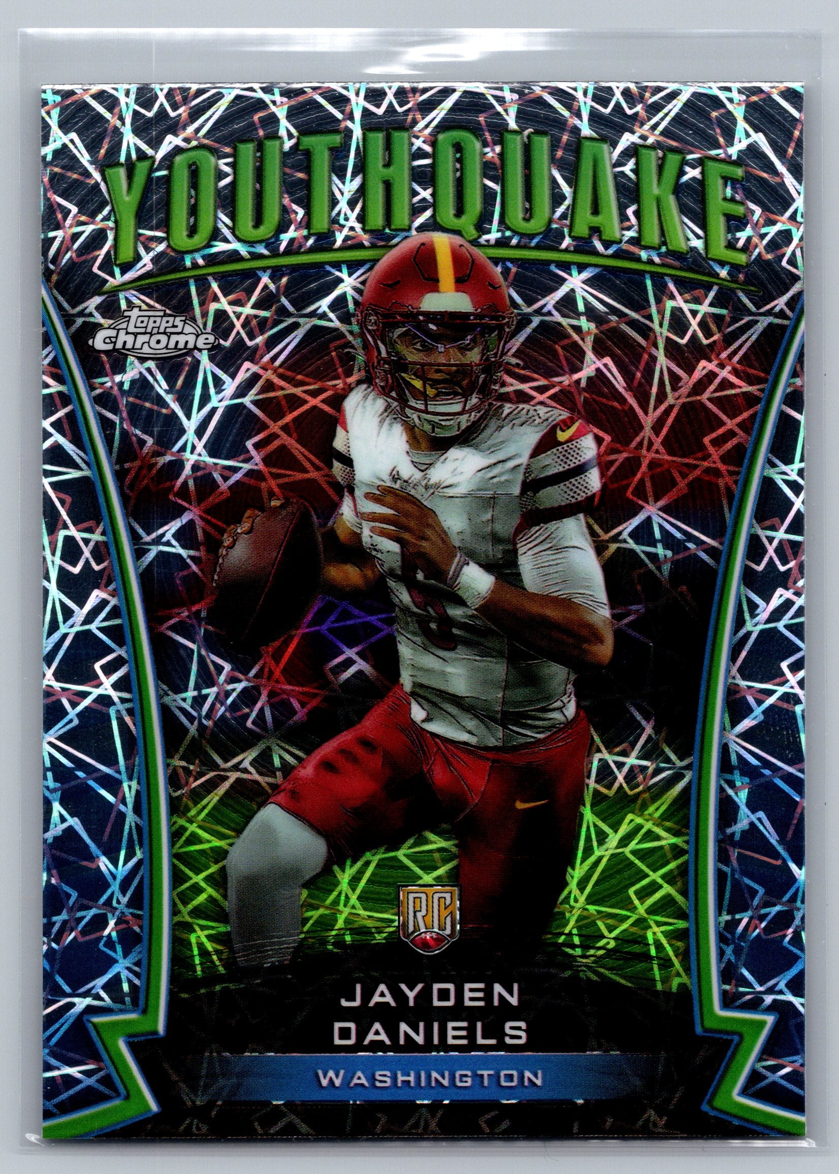 2024 Topps Chrome Jayden Daniels Youthquake Lazer #Y-2