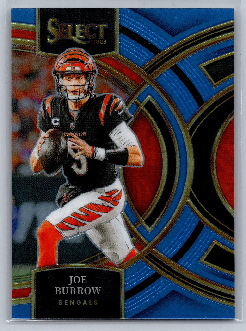 2023 Panini Select Joe Burrow Light Blue Premier Level /99 #165