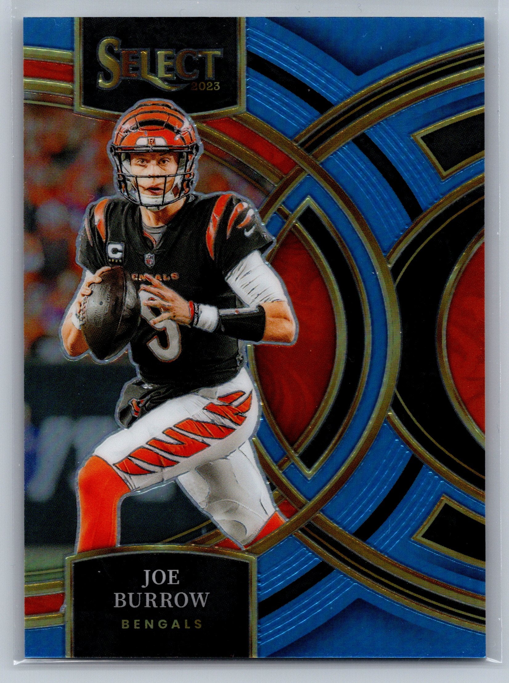 2023 Panini Select Joe Burrow Light Blue Premier Level /99 #165