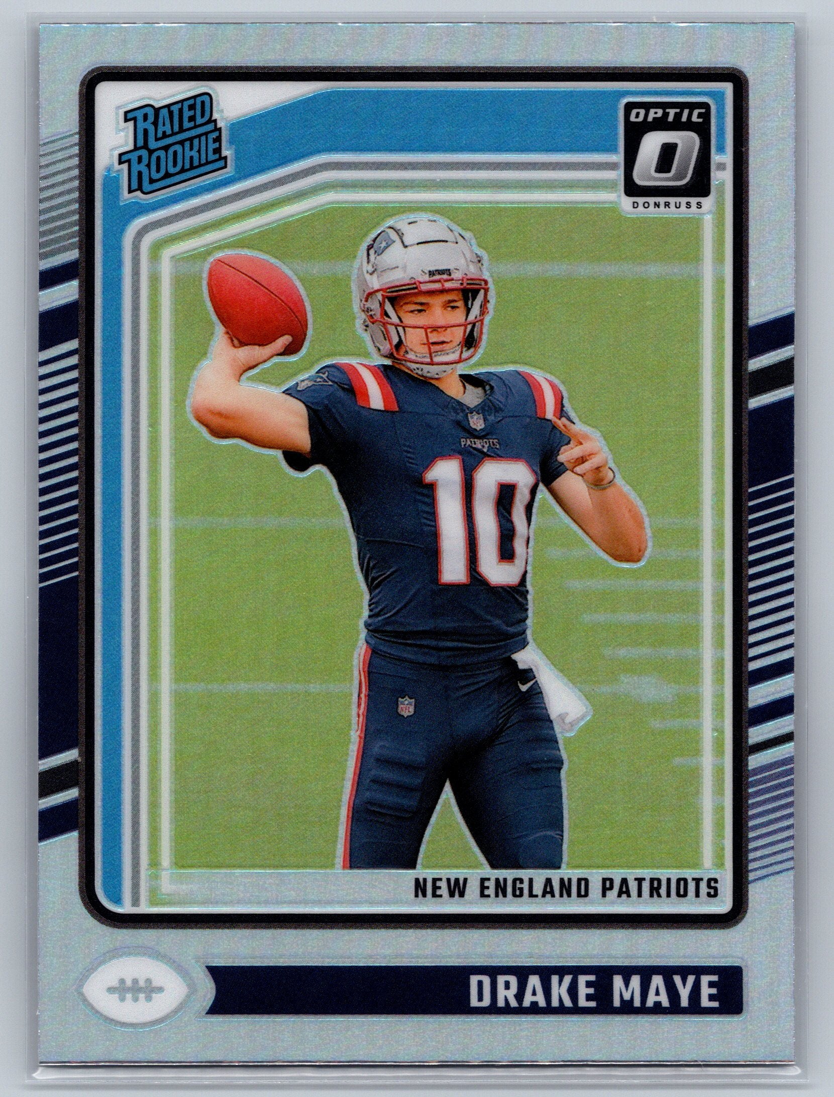 2024 Panini Optic Drake Maye HOLO Rookie Card #229