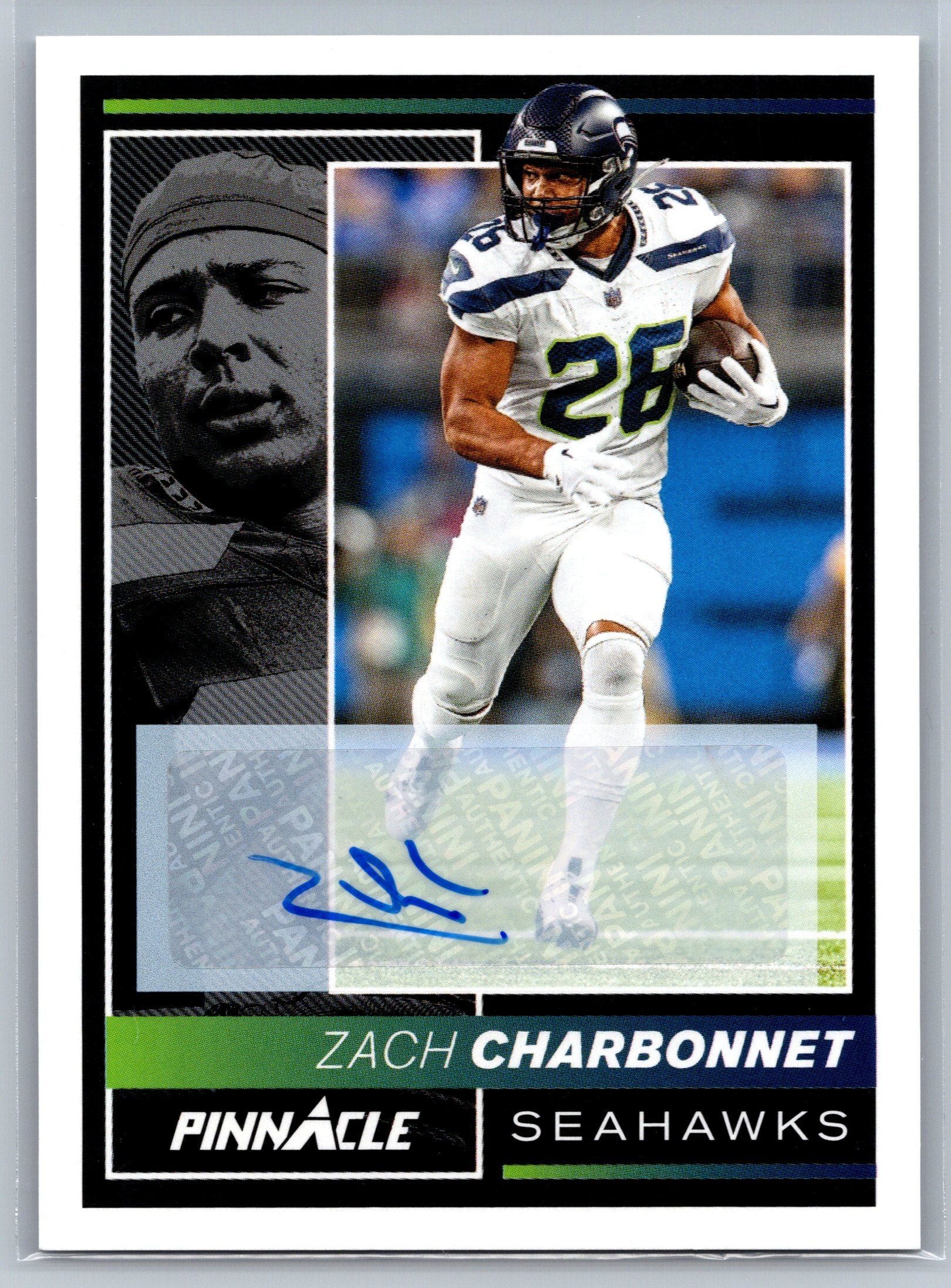 2024 Panini Pinnacle Zach Charbonnet Autograph /199 #178