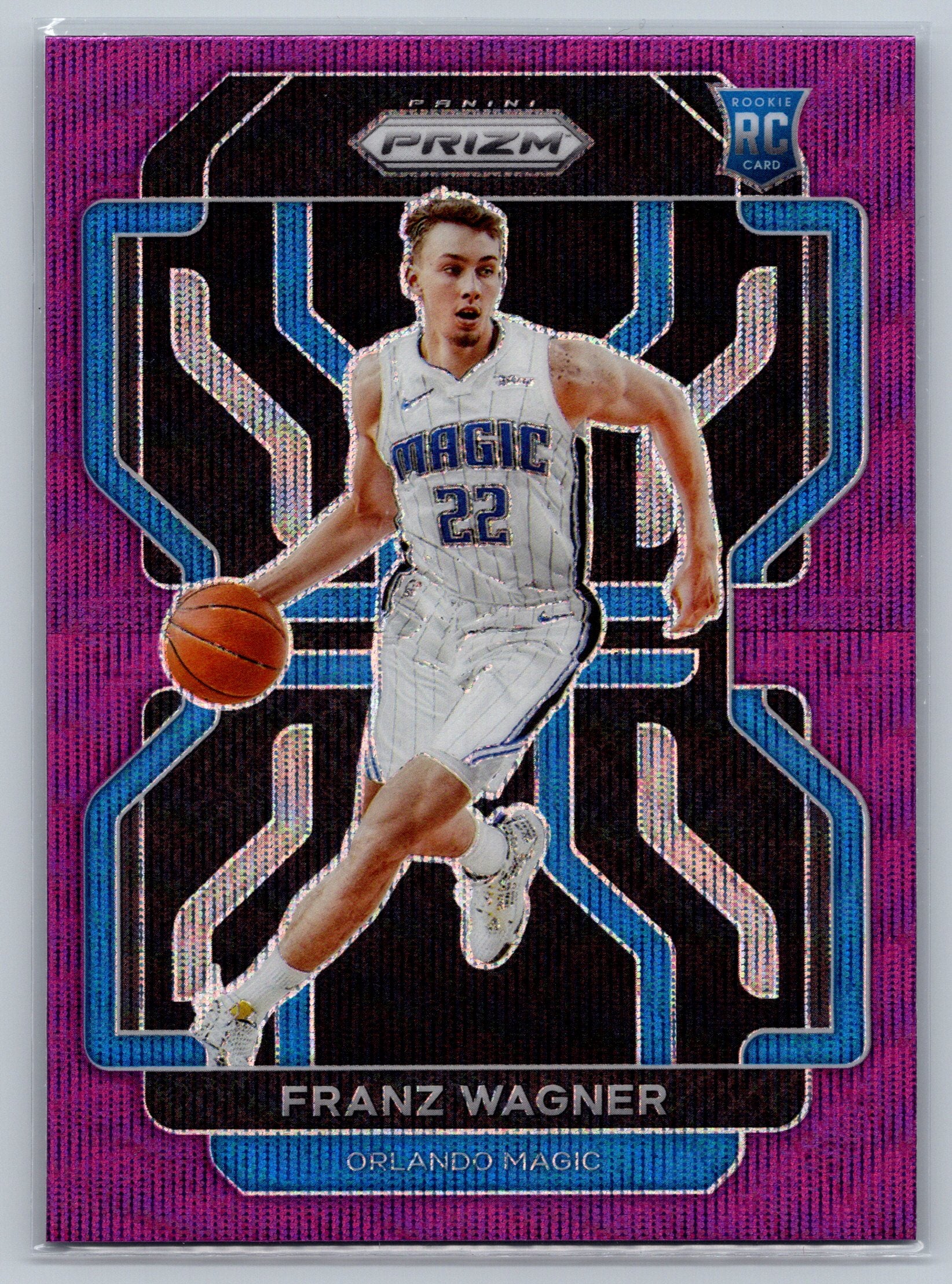 2021 Panini Prizm Franz Wagner Purple Wave Rookie Card #310