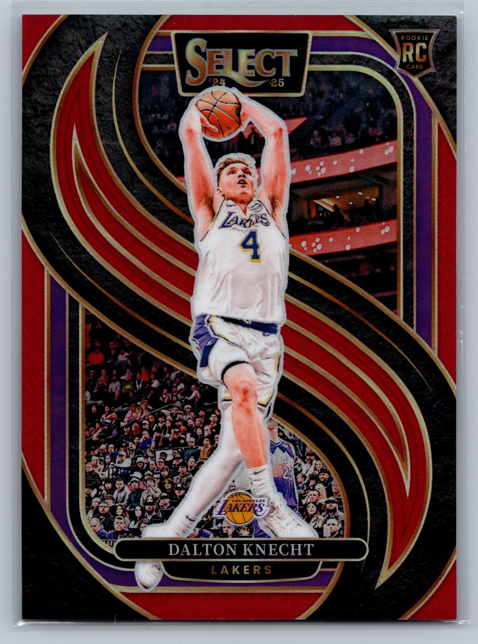 2024 Panini Select Dalton Knecht Red Premier Level Rookie Card /199 # 186
