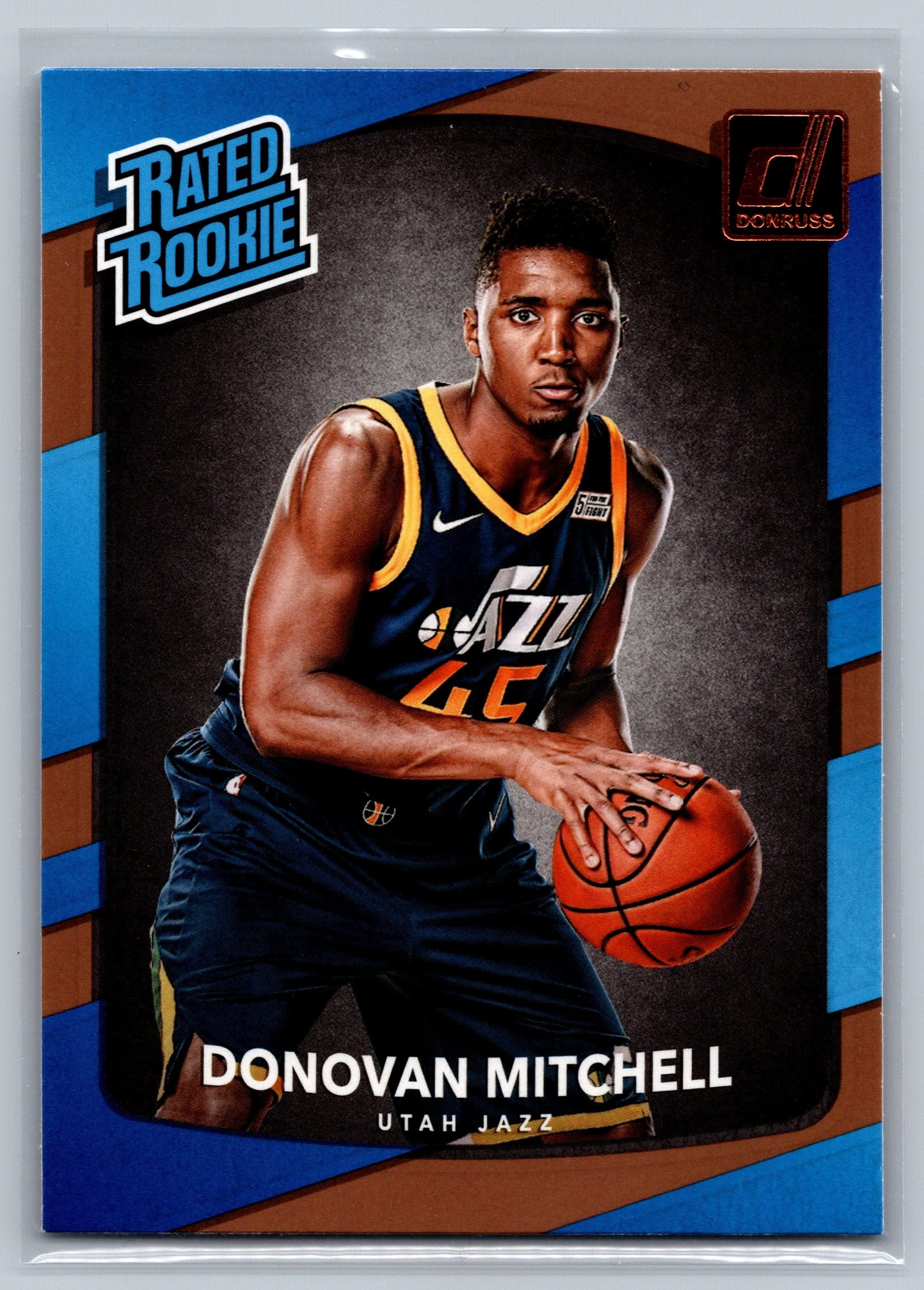 2017 Panini Donruss Donovan Mitchell Rated Rookie Card #188