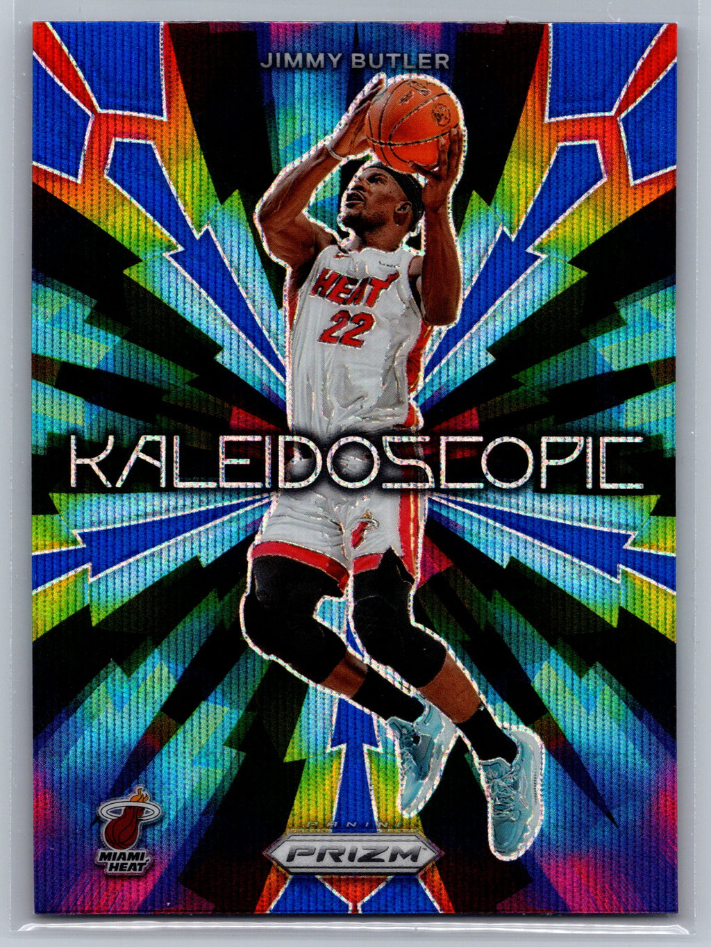 2023 Panini Mosaic Jimmy Butler Kaleidoscopic Blue Wave #30