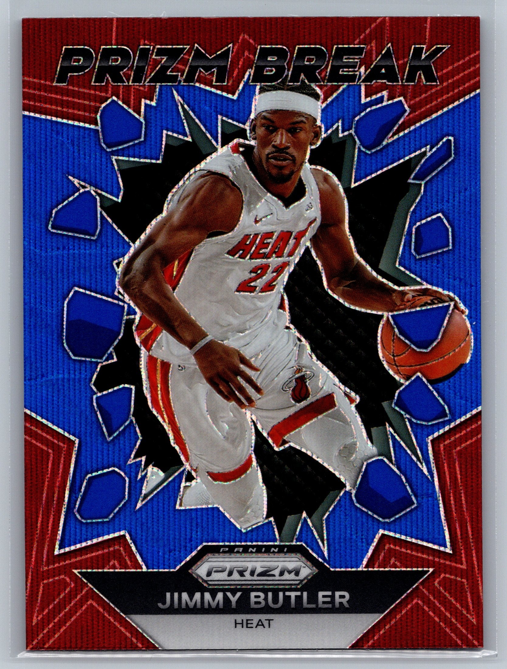 2023 Panini Mosaic Jimmy Butler International Blue Prizm Break #18