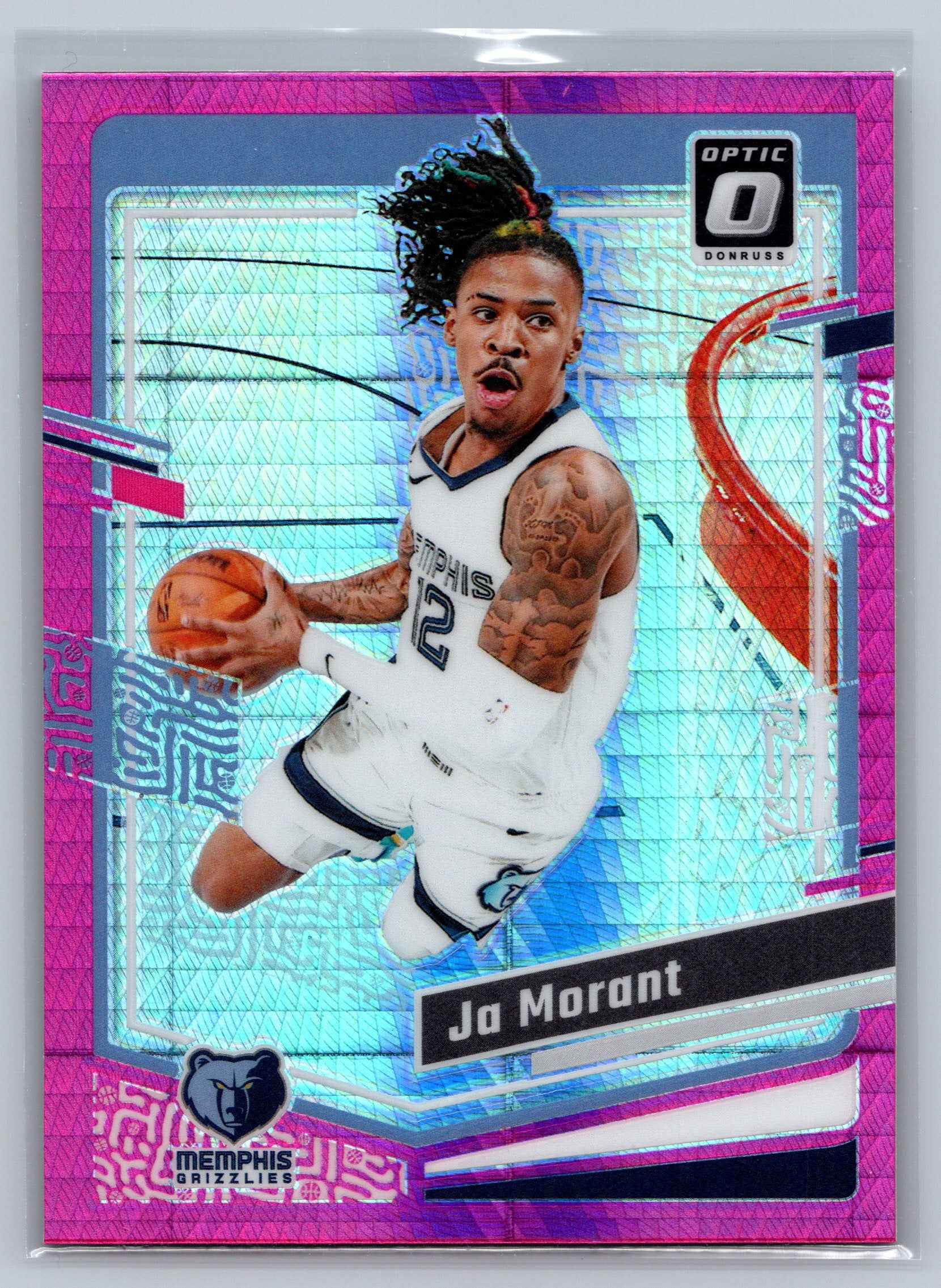 2023 Panini Optic Ja Morant Hyper Pink #190