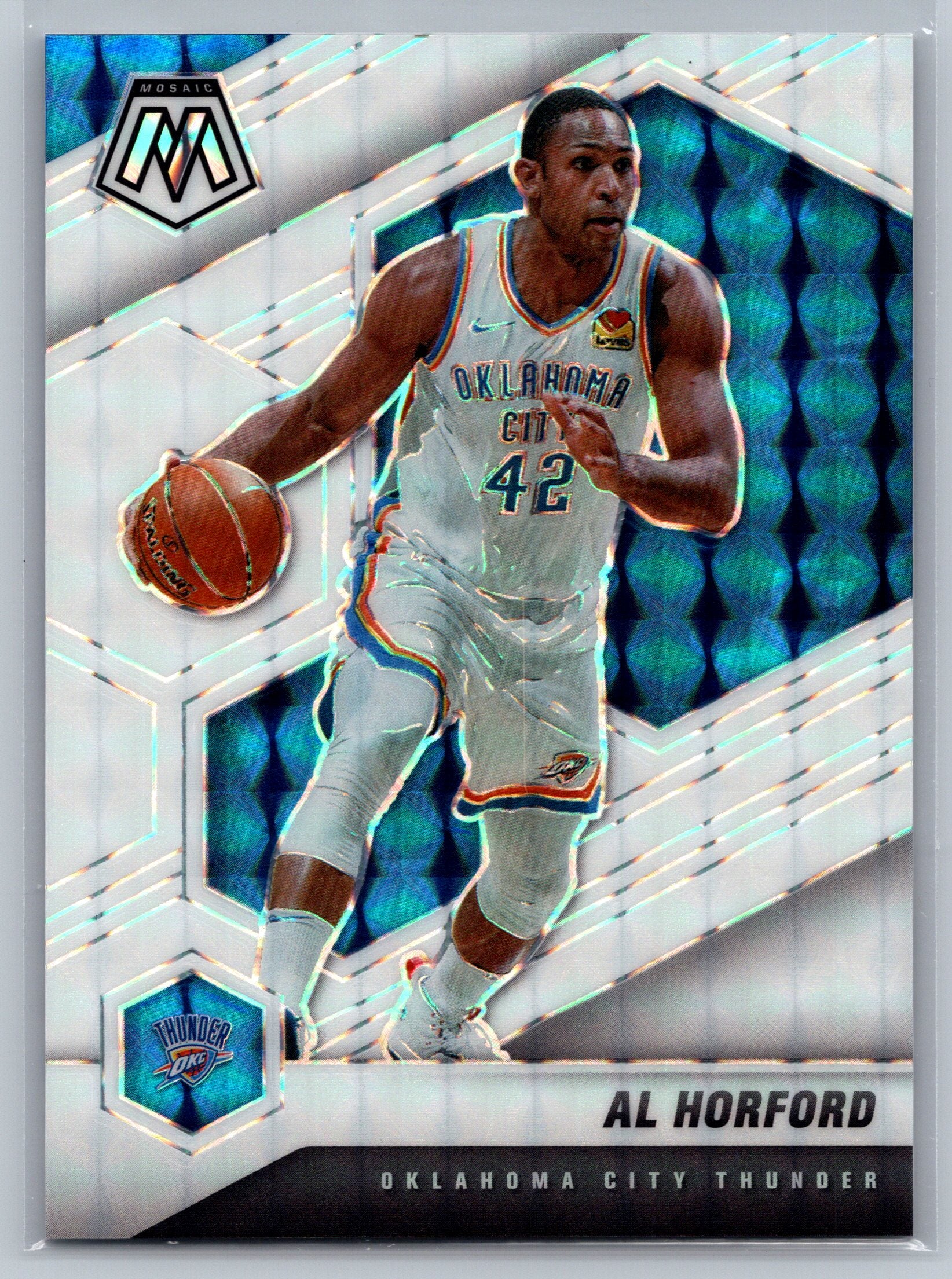 2020 Panini Mosaic Al Horford White /25 #191