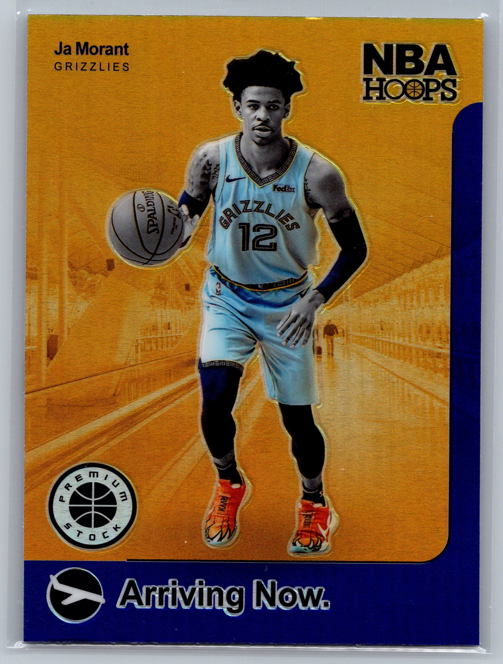 2019 Panini NBA Hoops Ja Morant Arriving Now Rookie Card #12