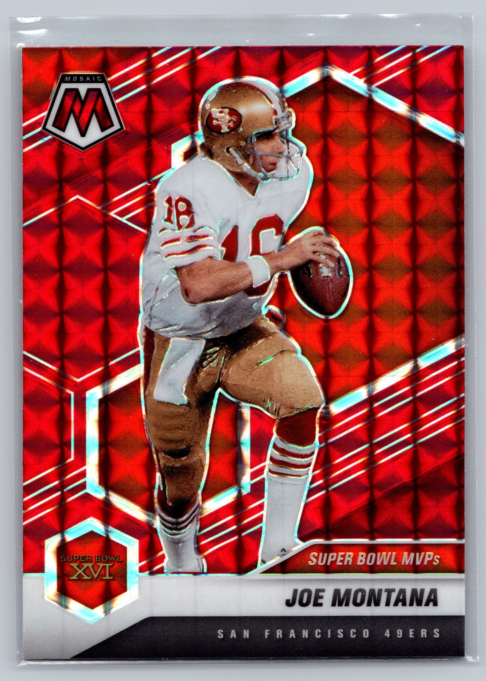 2021 Panini Mosaic Red Joe Montana #291