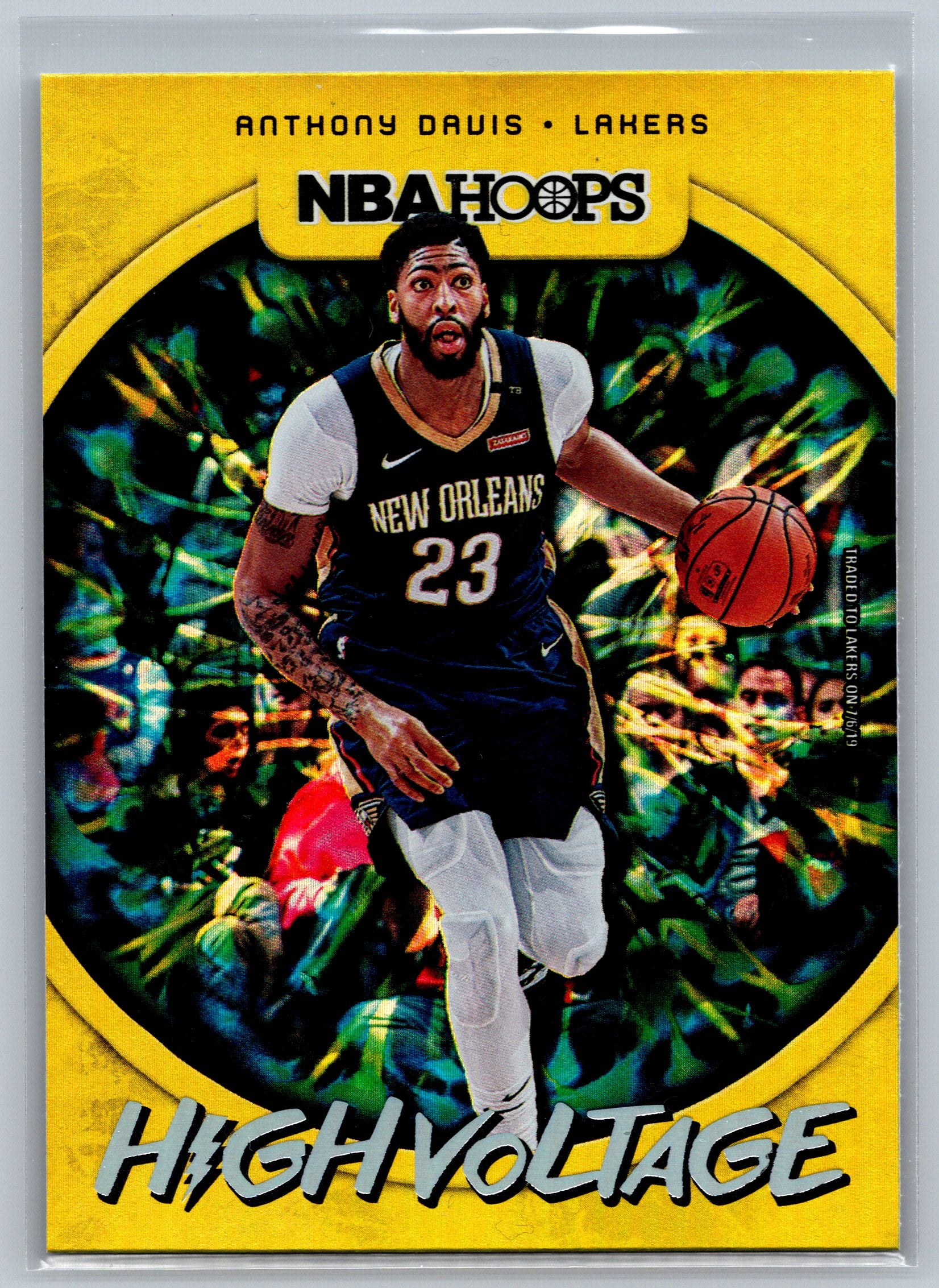 2019 Panini NBA Hoops Anthony Davis High Voltage #7