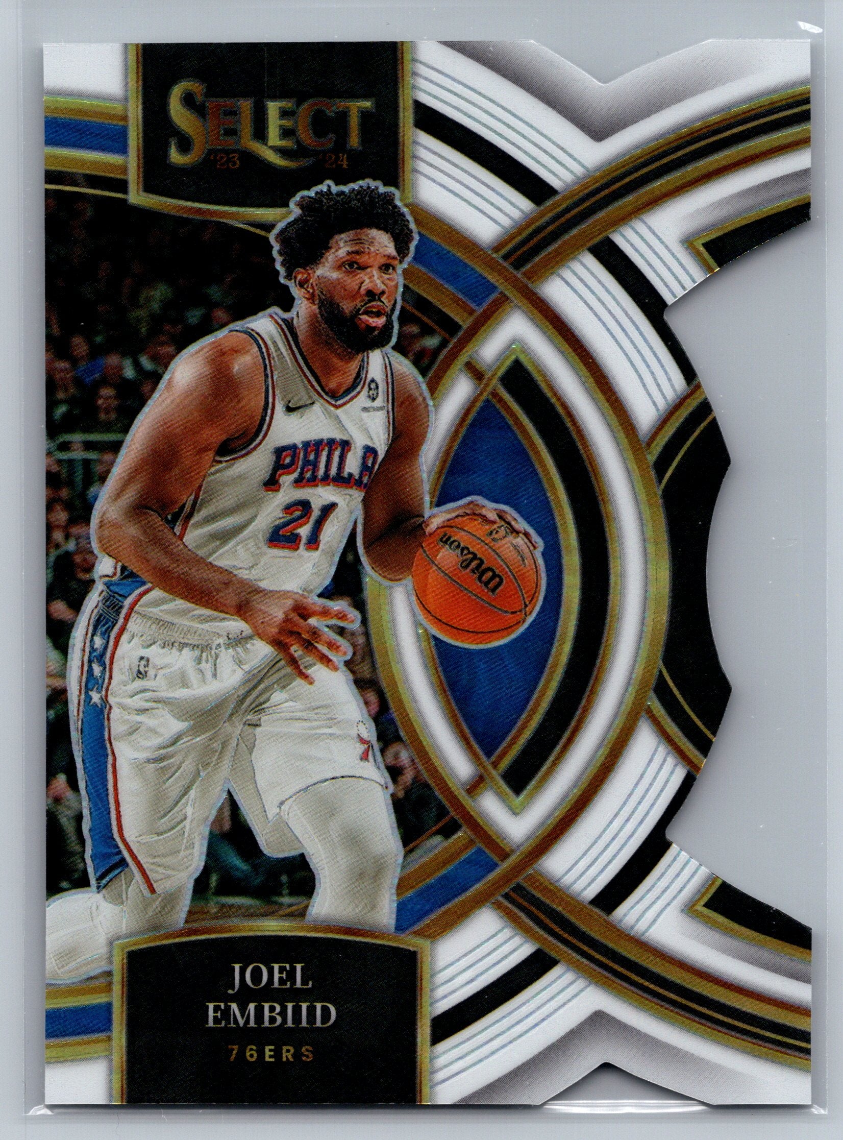 2023 Panini Select Joel Embiid White Premier Level Die-Cut /149 #197