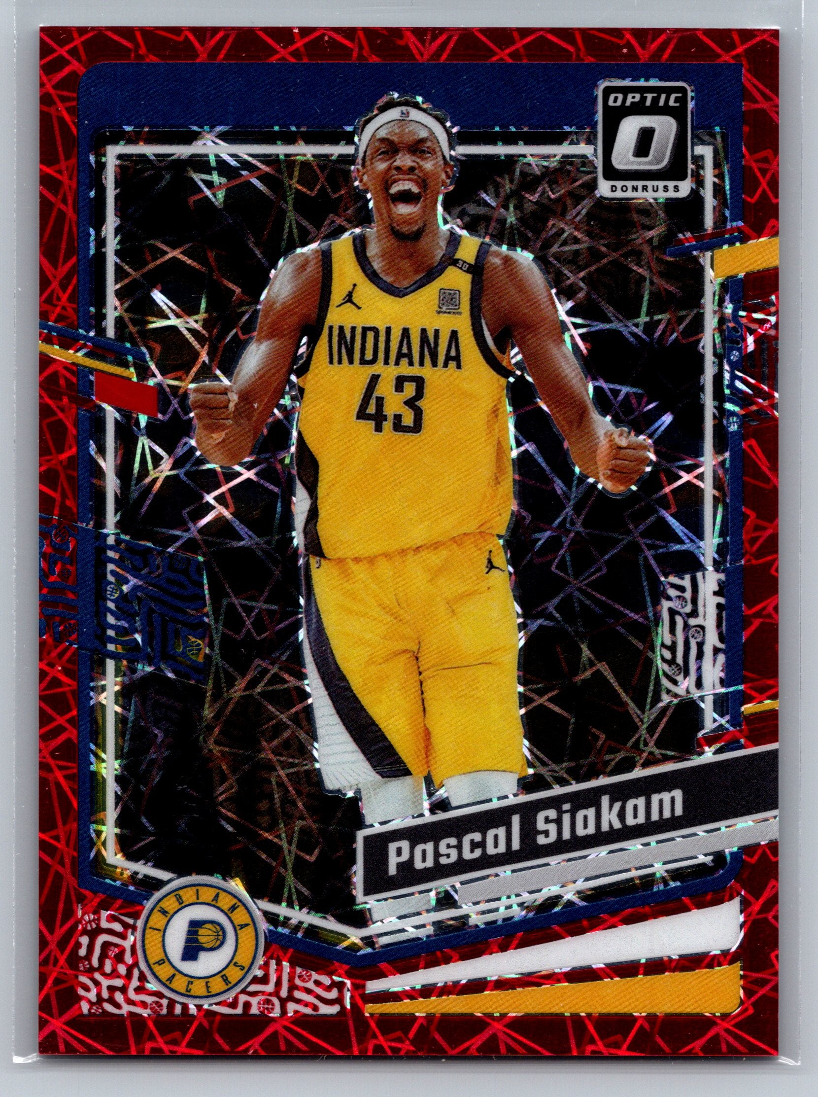 2023 Panini Optic Pascal Siakam Red Lazer /299 #101
