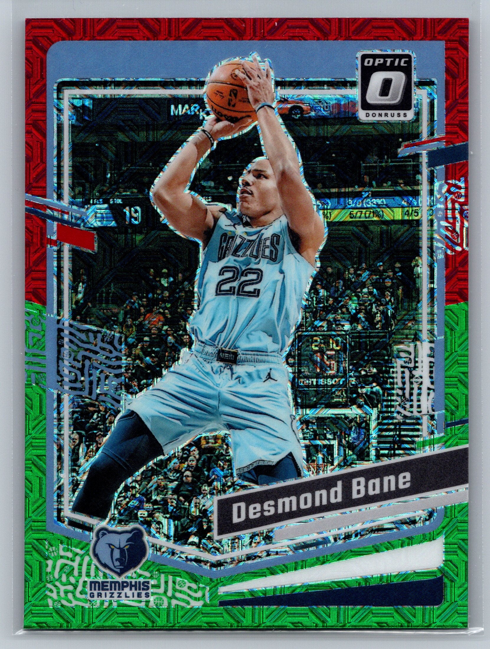 2023 Panini Optic Desmond Bane Red Green Mojo #171