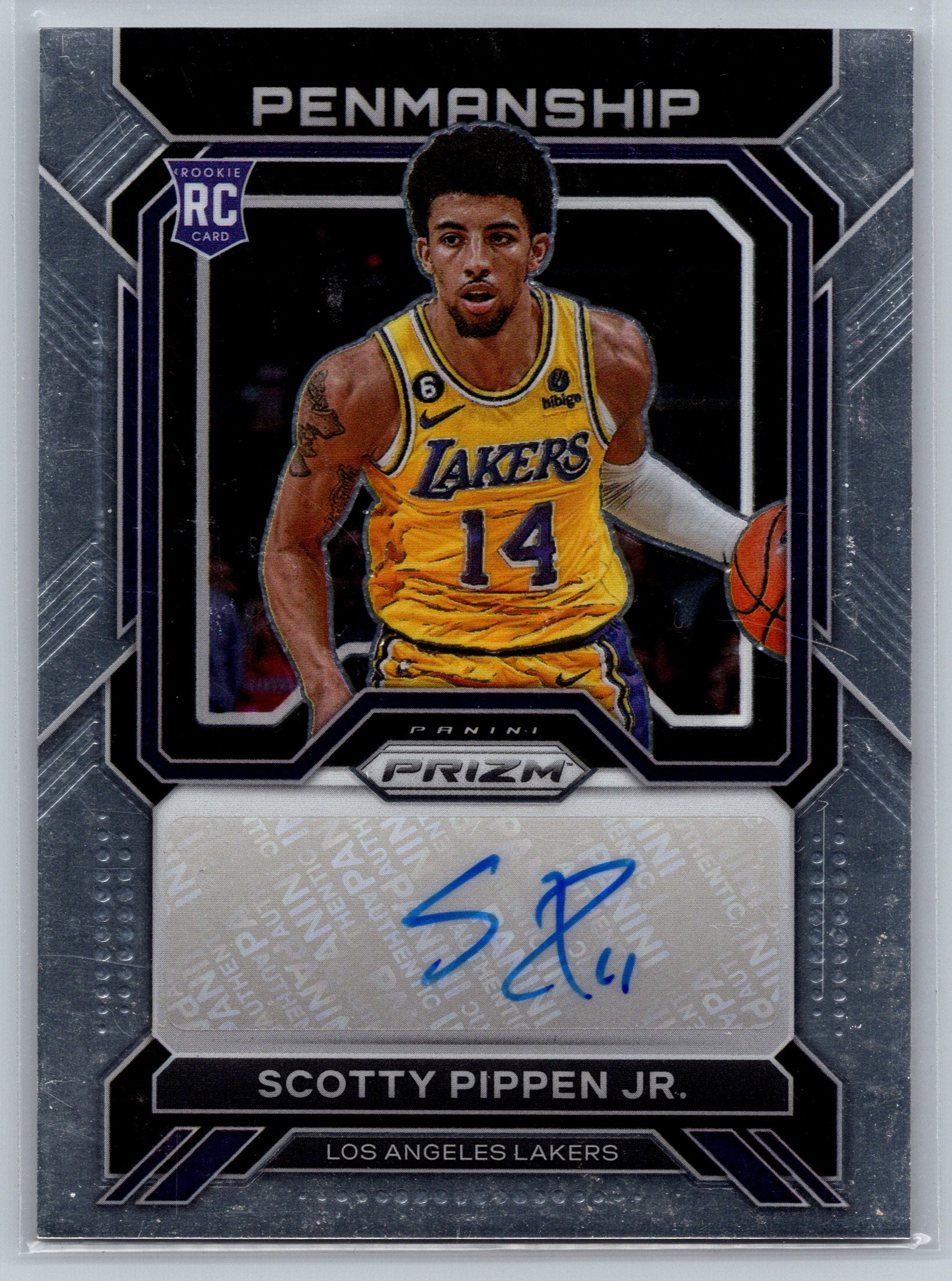 2022 Panini Prizm Scotty Pippen Jr. Penmanship Rookie Autograph #RP-SPL