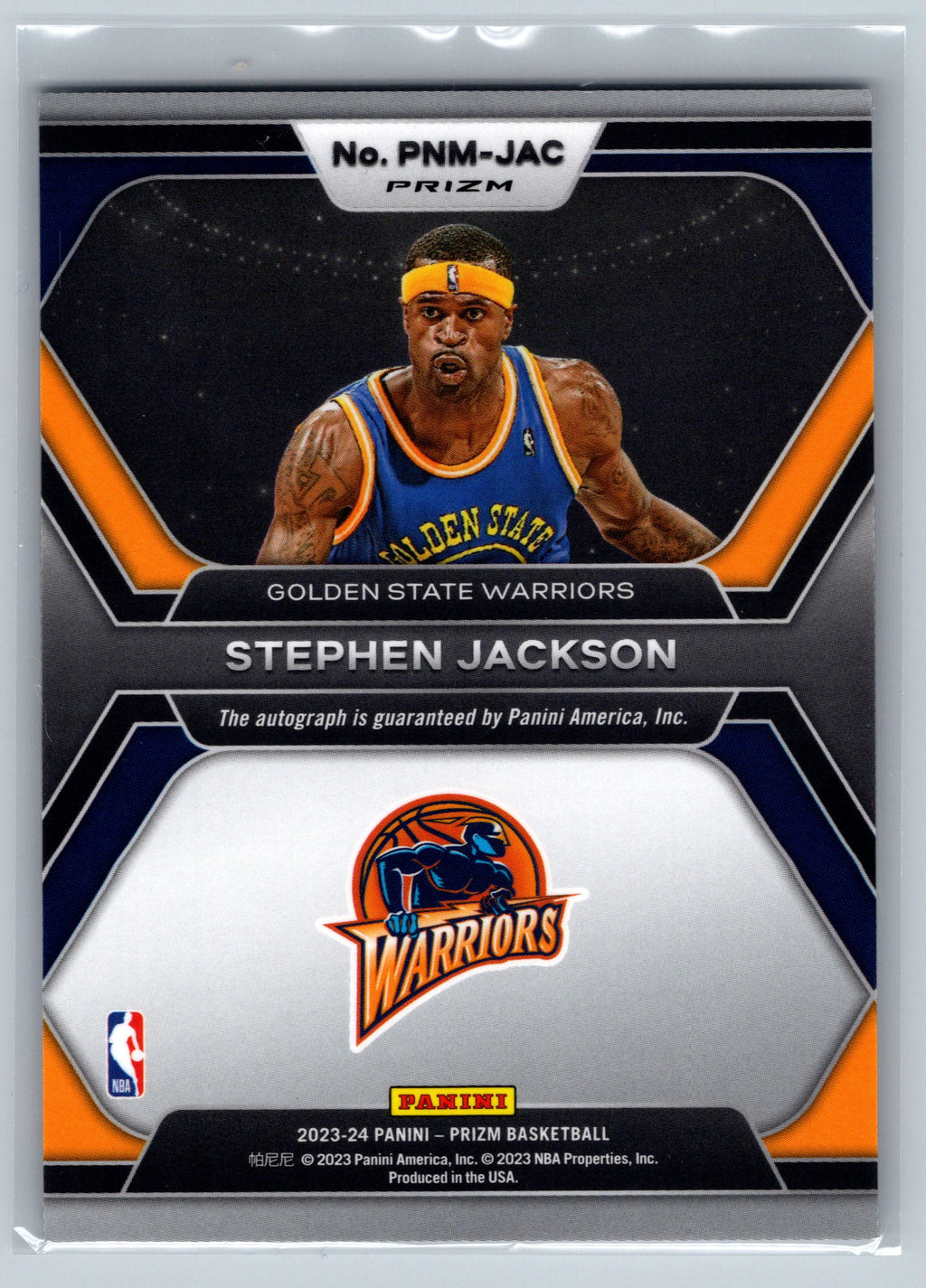 2023 Panini Prizm Stephen Jackson Silver Penmanship Autograph #PNM-JAC