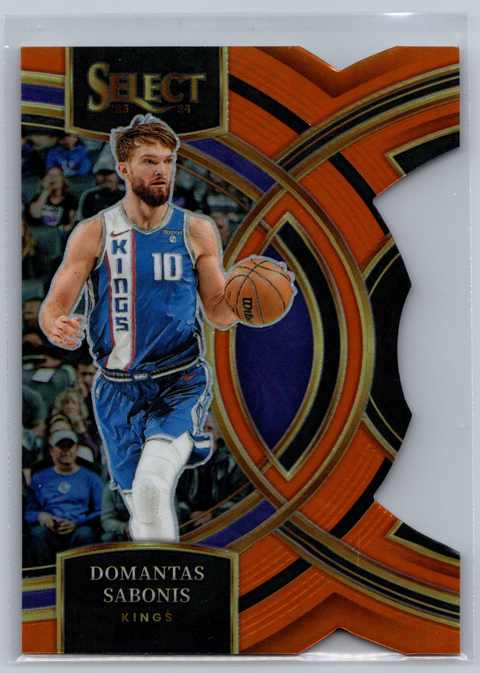 2023 Panini Select Domantas Sabonis Orange Premier Level Die-Cut /60 #176