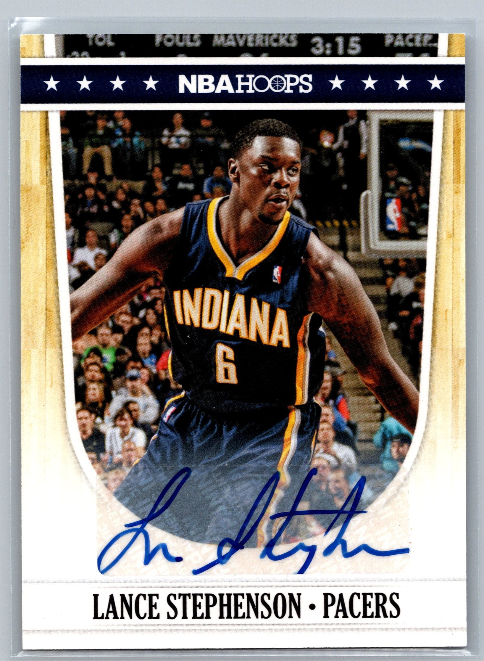 2012 Panini NBA Hoops Lance Stephenson Autograph #85
