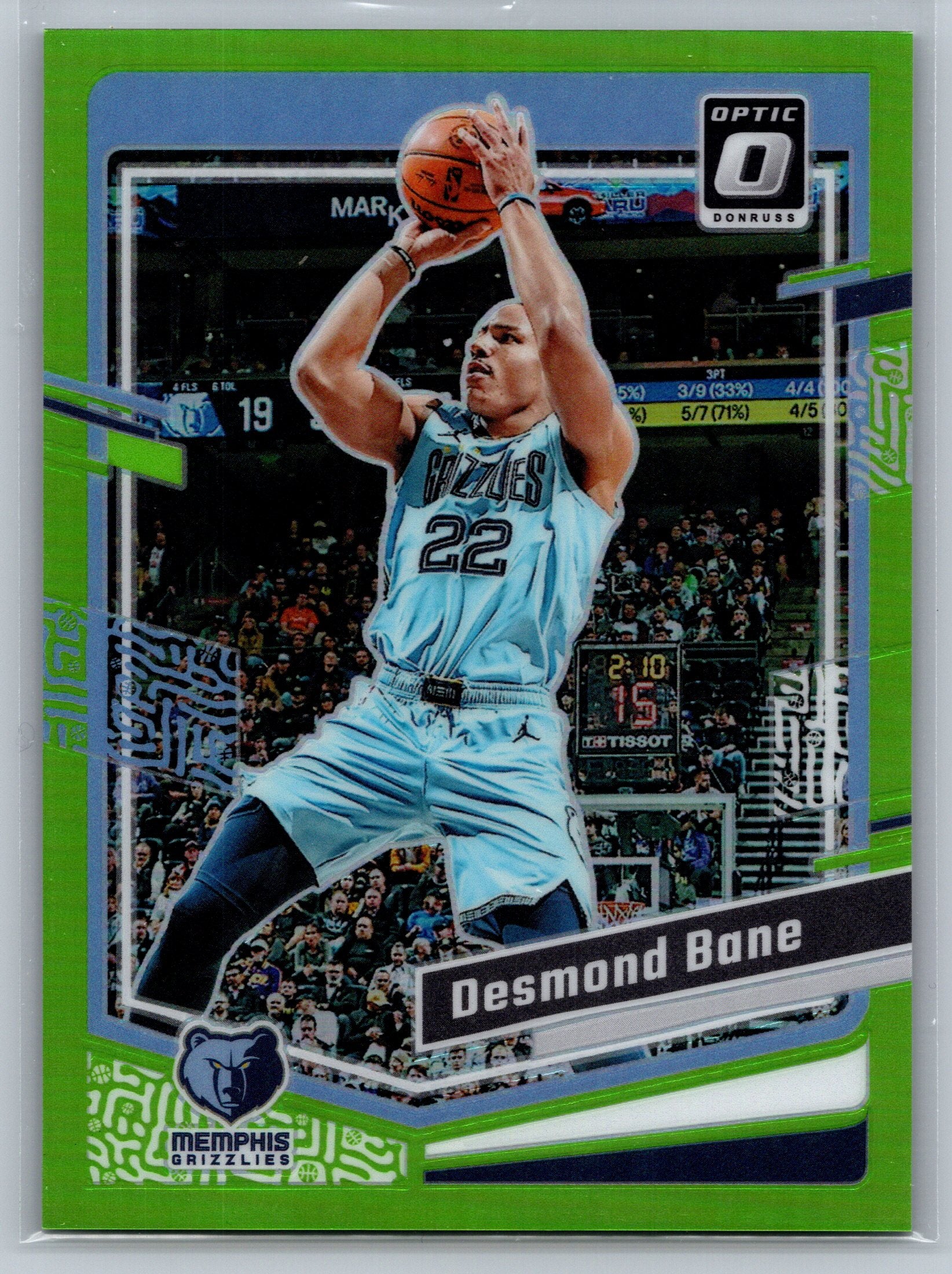 2023 Panini Optic Desmond Bane Lime Green /149 #171