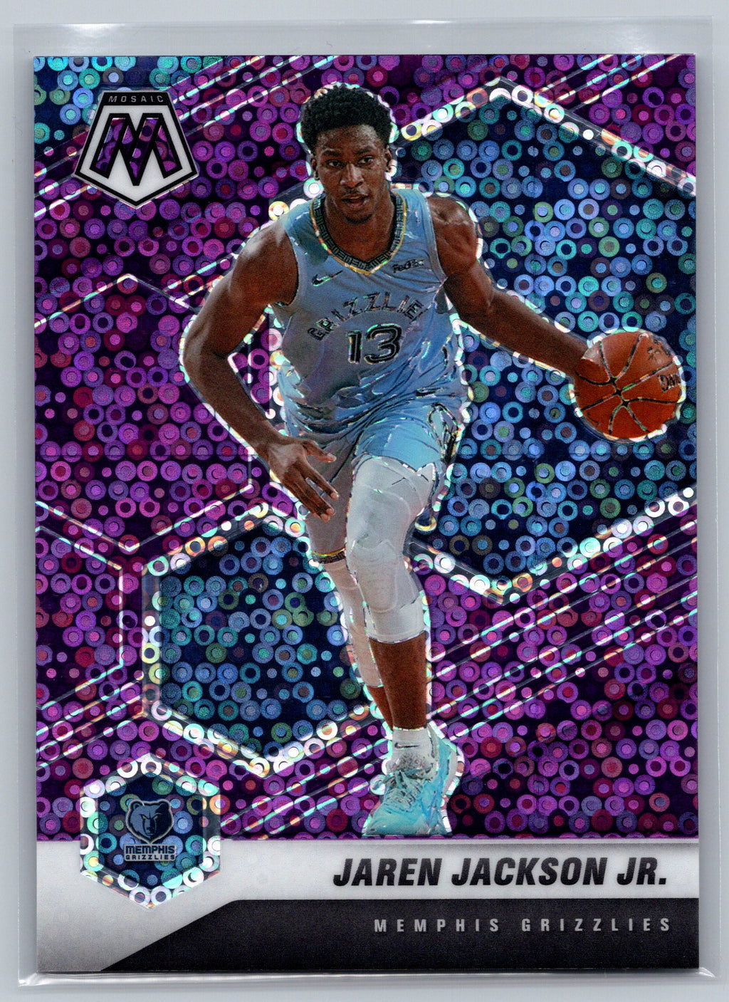 2020 Panini Mosiac Jaren Jackson Jr. Purple Fast Break /50 #29