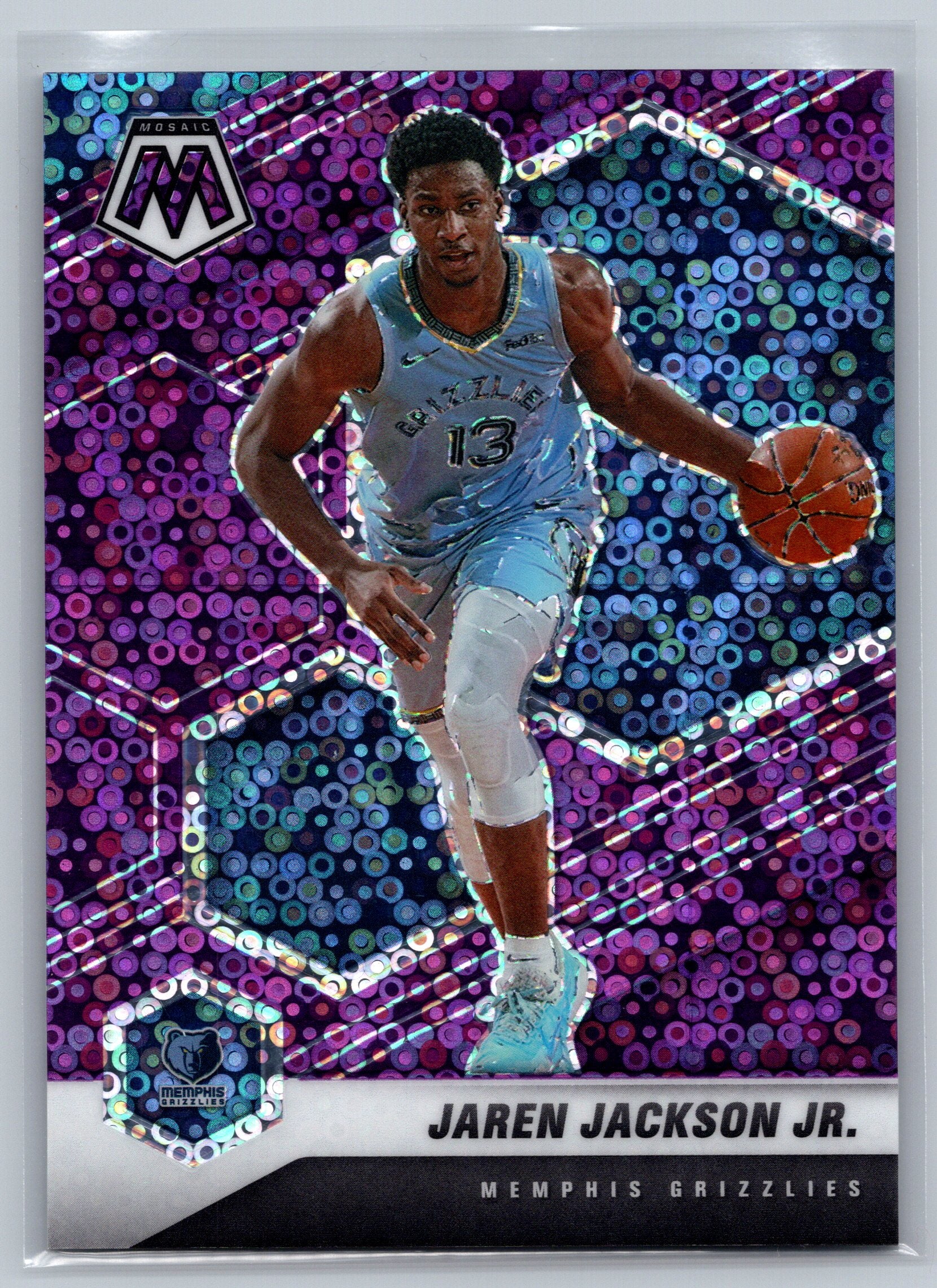 2020 Panini Mosiac Jaren Jackson Jr. Purple Fast Break /50 #29