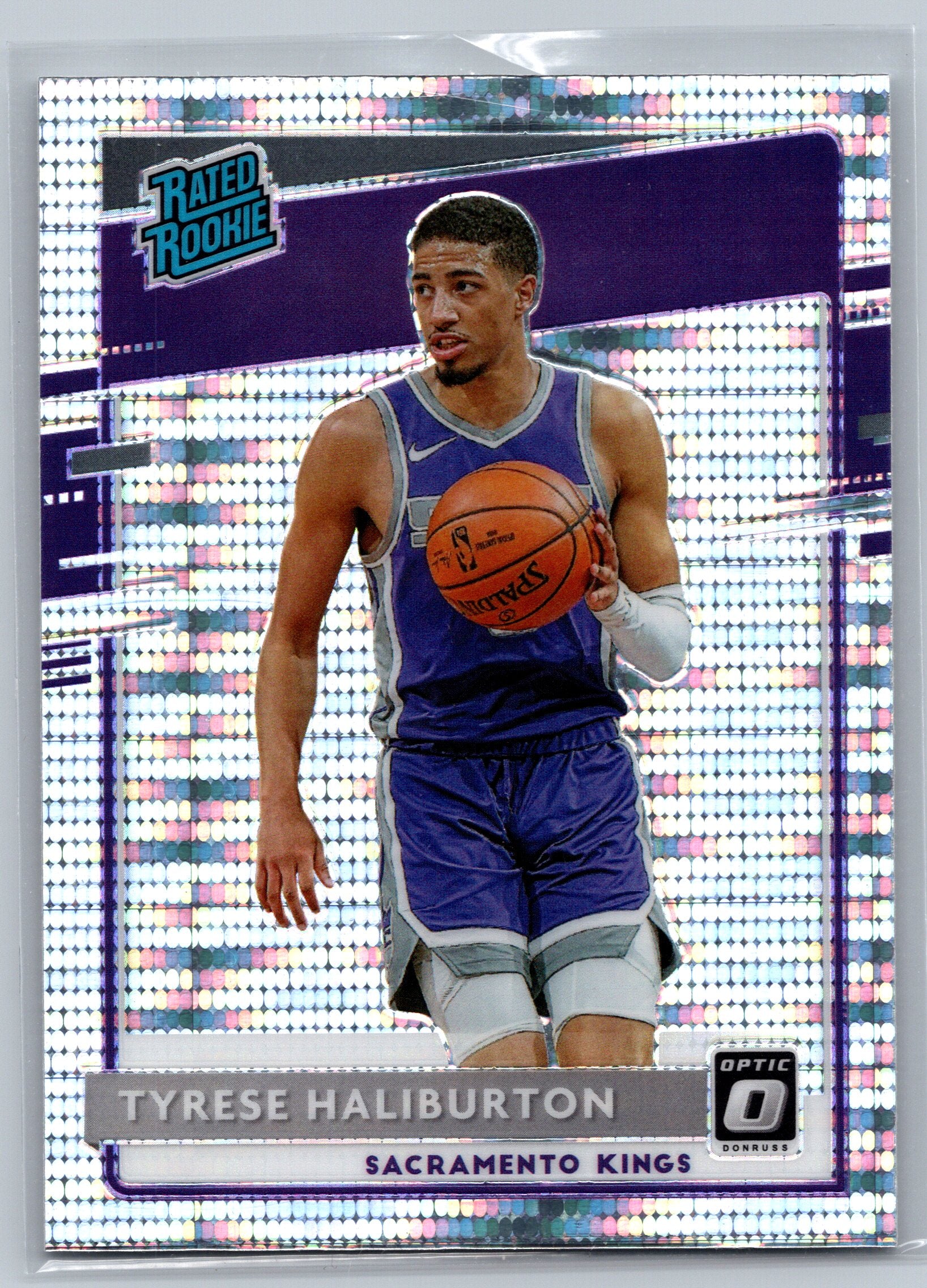 2020 Panini Optic Tyrese Haliburton Fanatics Box Set Rated Rookie Card #162
