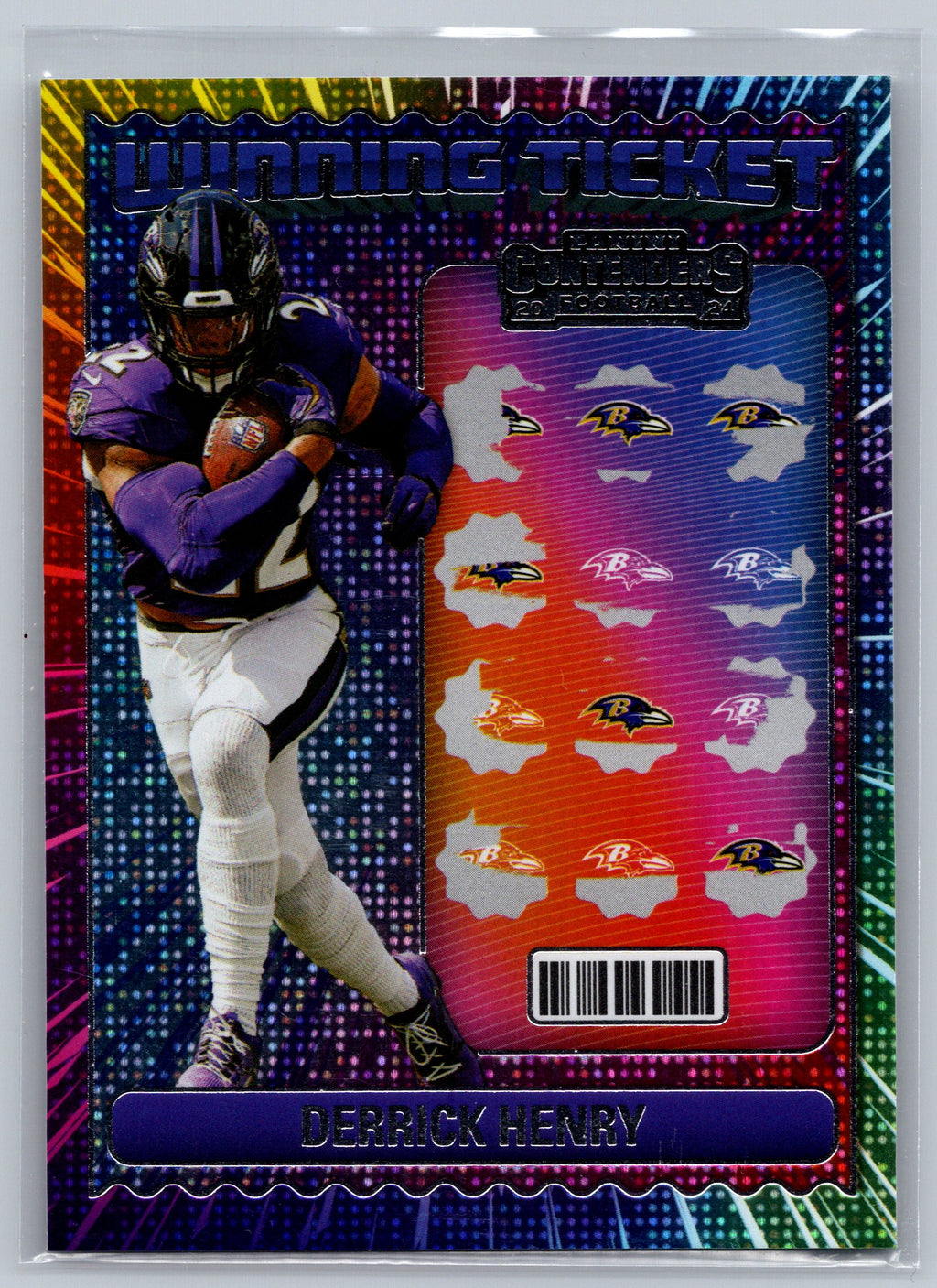 2024 Panini Contenders Derrick Henry Winning Ticket #14