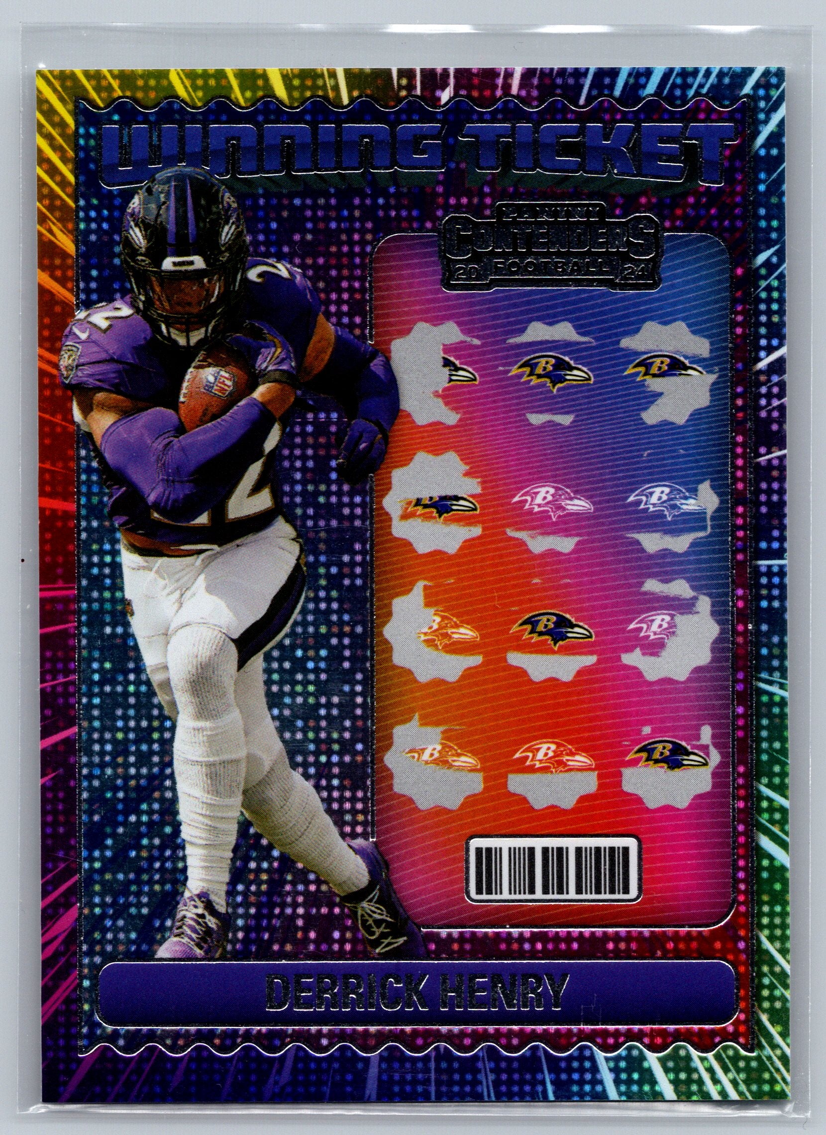 2024 Panini Contenders Derrick Henry Winning Ticket #14