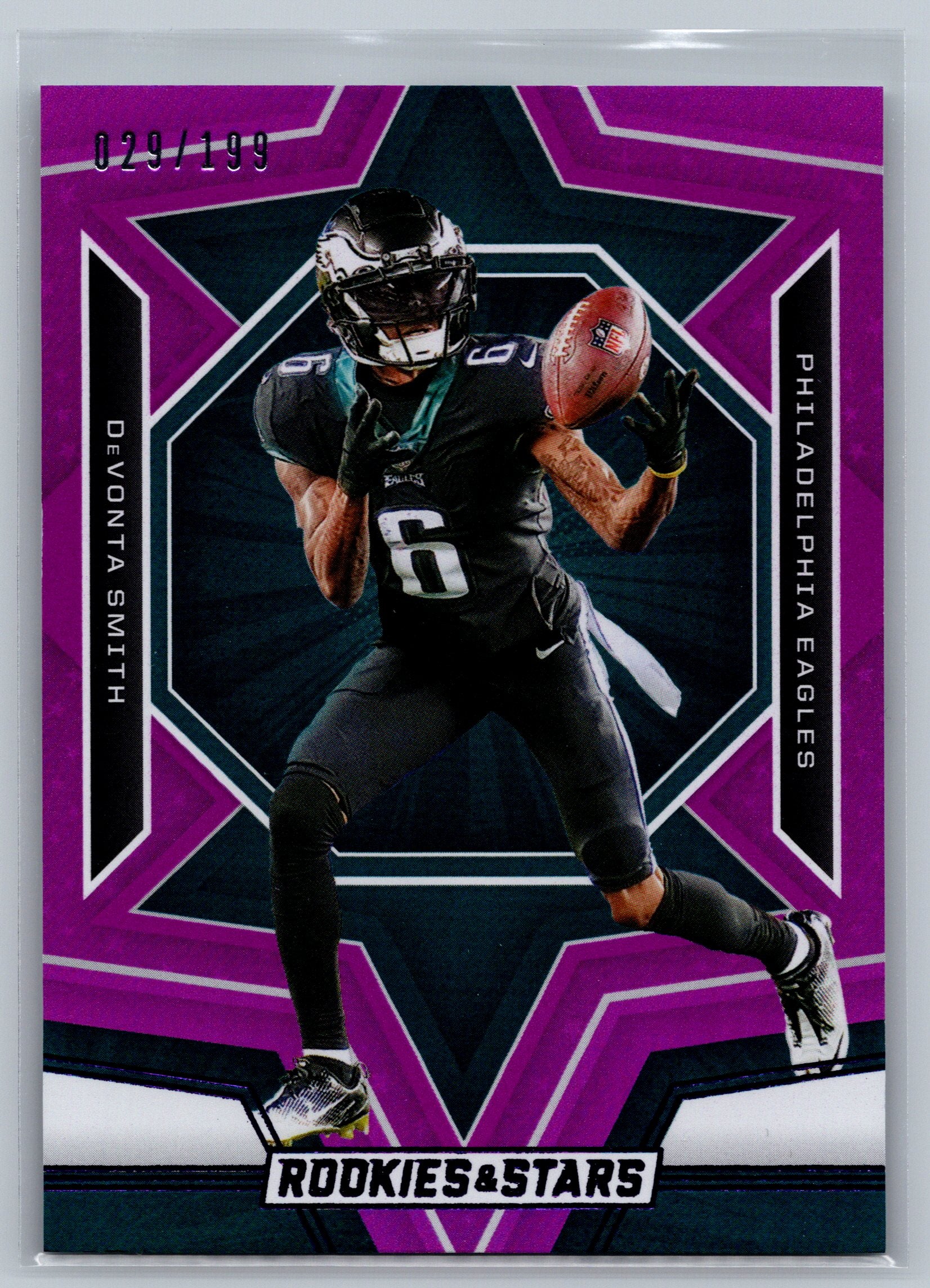 2023 Panini Rookies & Stars DeVonta Smith Purple /199 #81