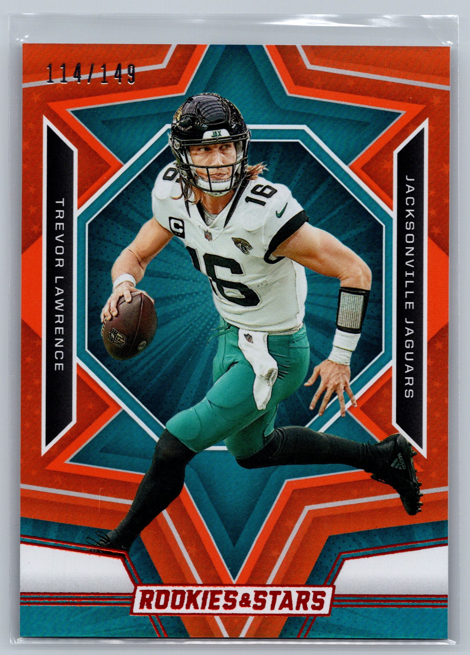 2023 Rookies & Stars Trevor Lawrence Orange /149 #46