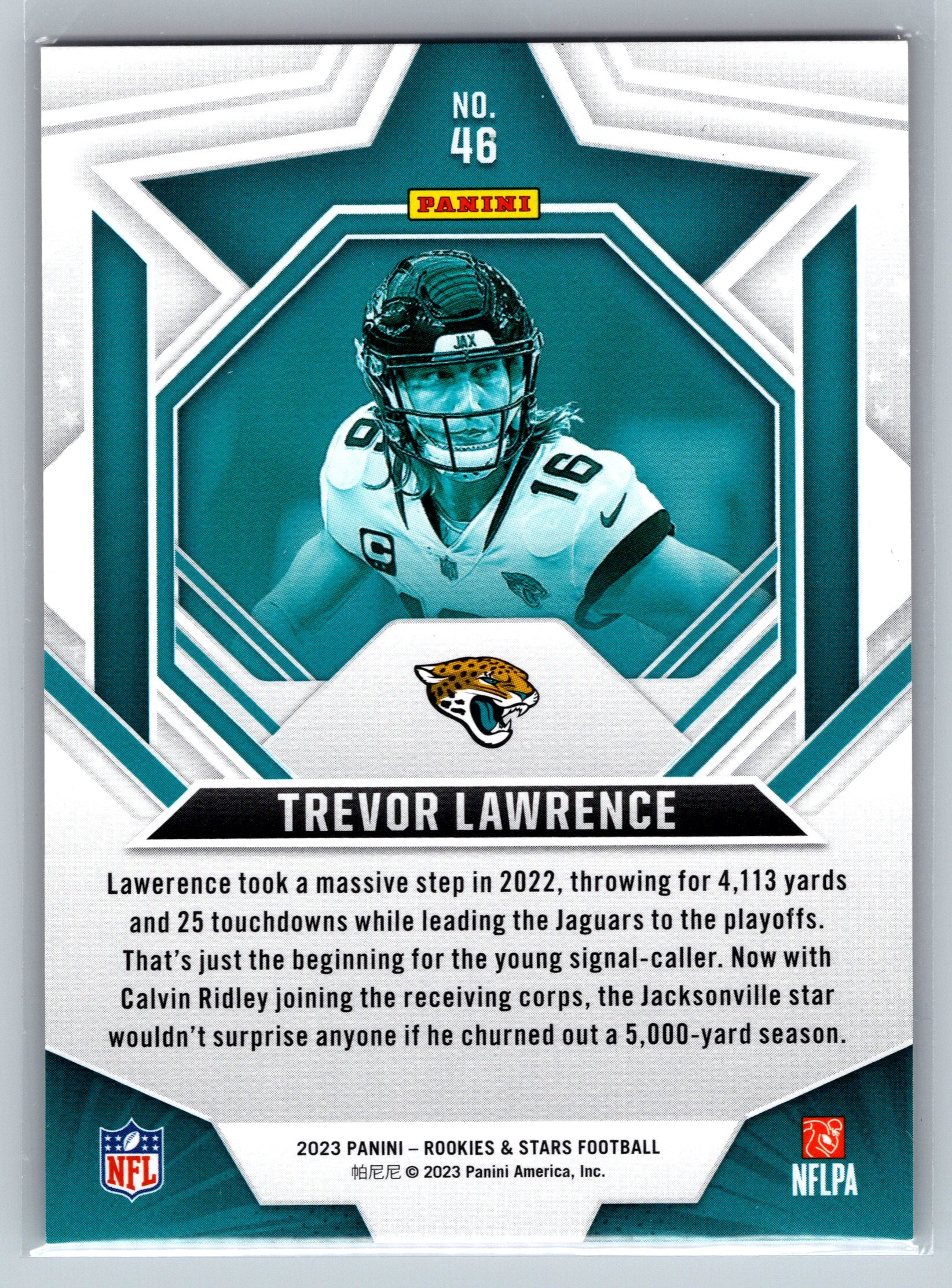 2023 Rookies & Stars Trevor Lawrence Orange /149 #46