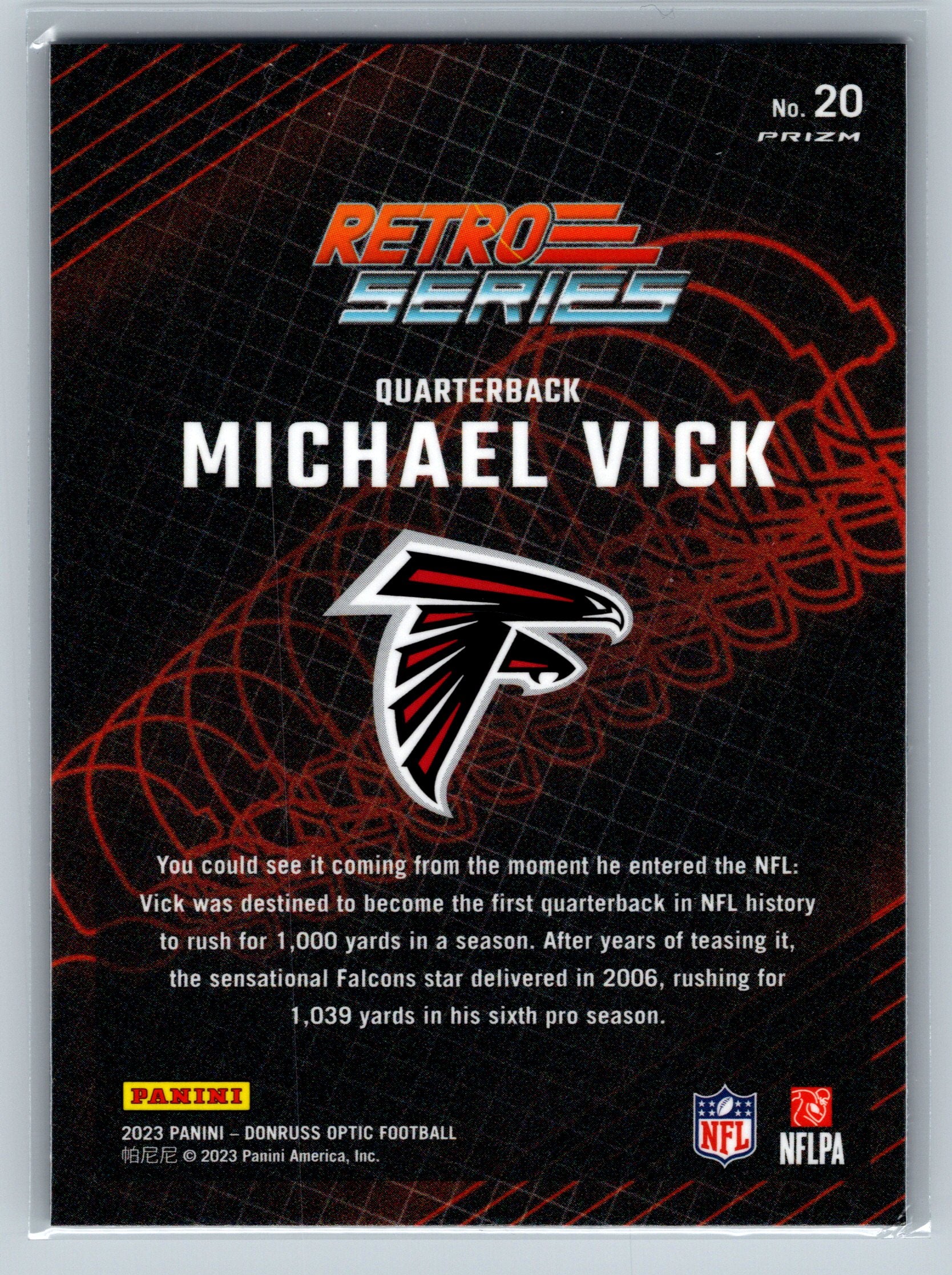 2023 panini Optic Michael Vick Retro Series #20