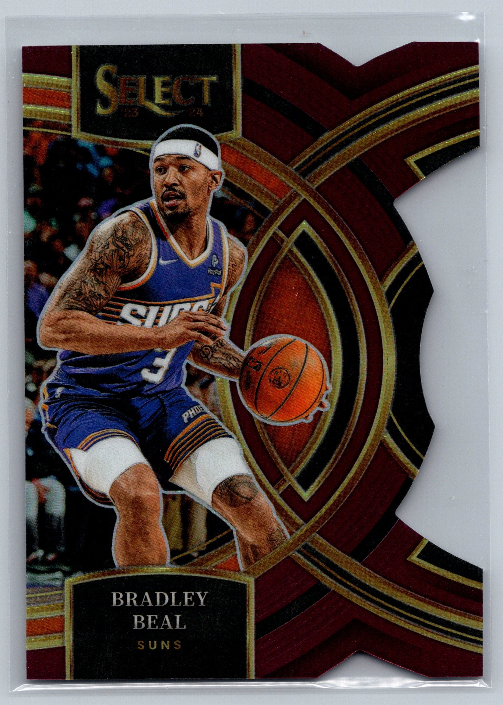 2023 Panini Select Bradley Beal Maroon Premier Level Die-Cut /175 #154
