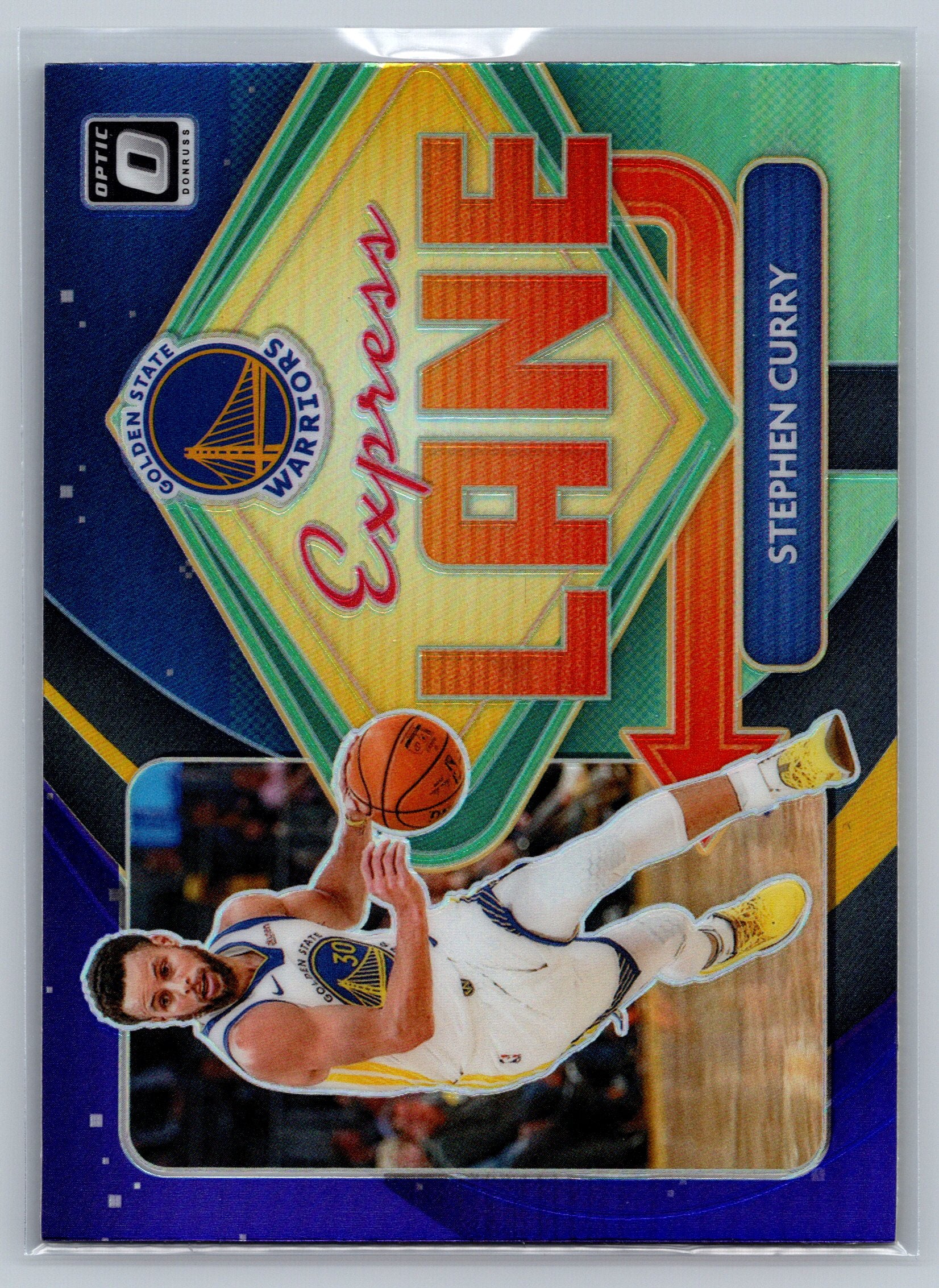 2020 Panini Optic Stephen Curry Purple Express Lane #5