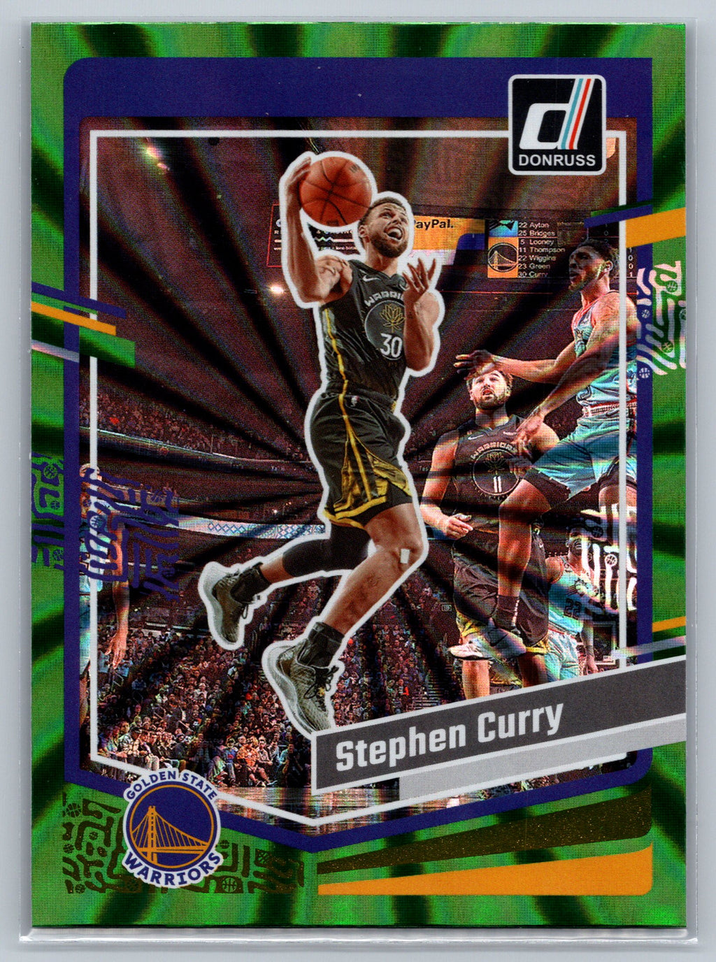 2023 Panini Donruss Stephen Curry Green Lazer #65