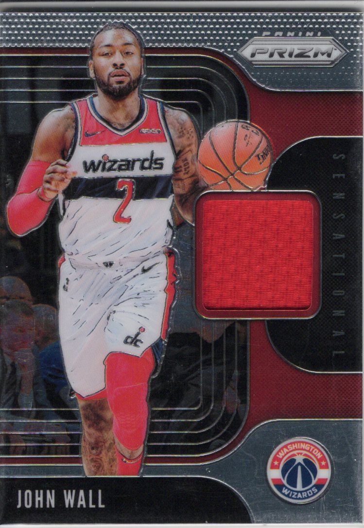 2019 Panini Prizm John Wall Game-Worn Patch Card #SS-JWL