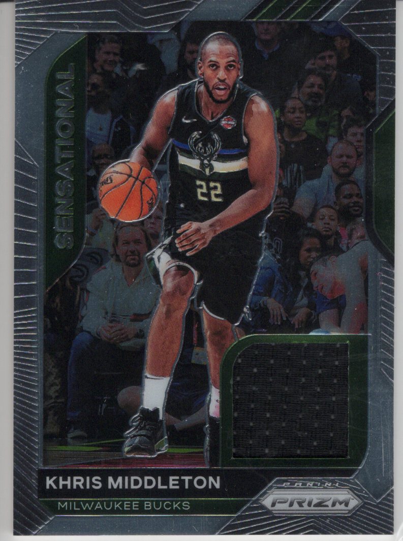 2020 Panini Prizm Khris Middleton Sensational Game-Worn Patch #SSW-KMD