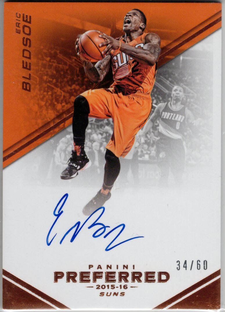 2015 Panini Preferred Eric Bledsoe On-Card Autograph #148