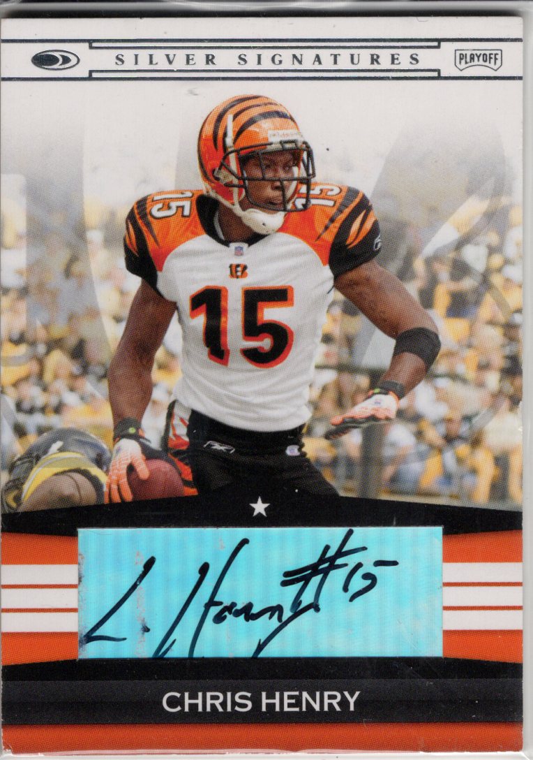 2008 Donruss Chris Henry Autograph SS-CH