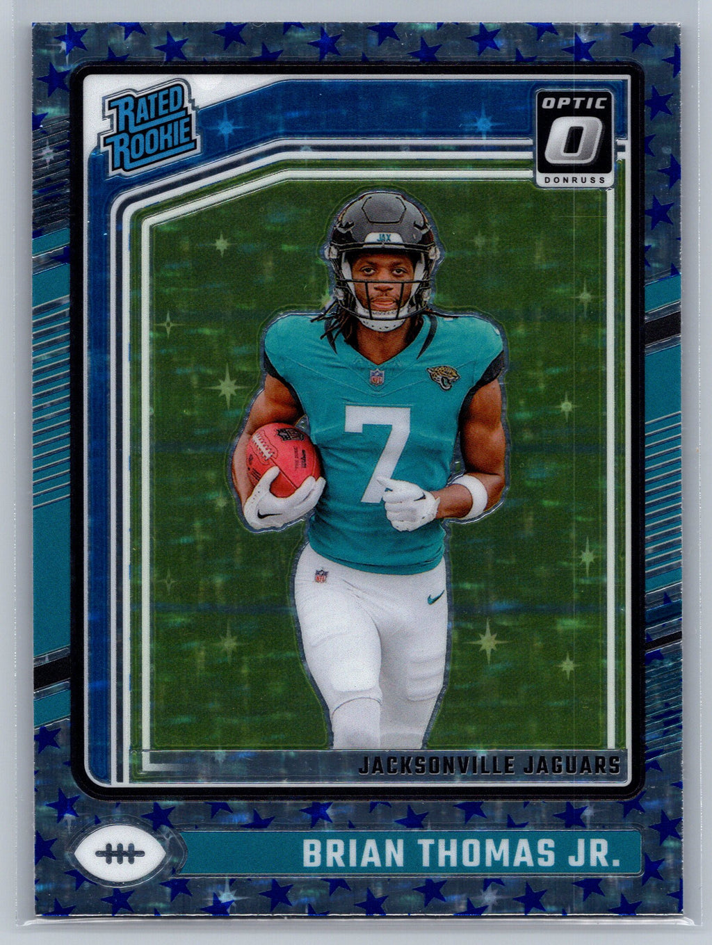2024 Panini Optic Brian Thomas Jr. Stars Rated Rookie Card #214