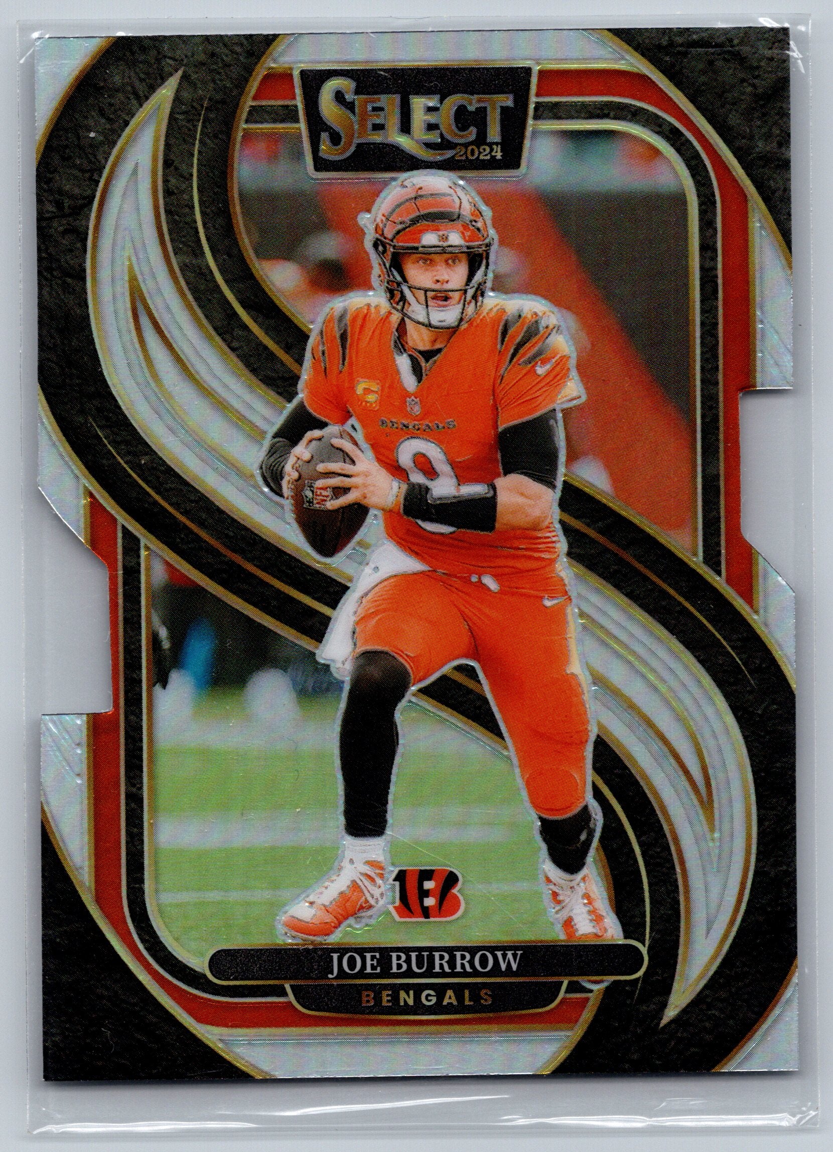 2024 Panini Select Joe Burrow Silver Die-Cut Premier Level #127