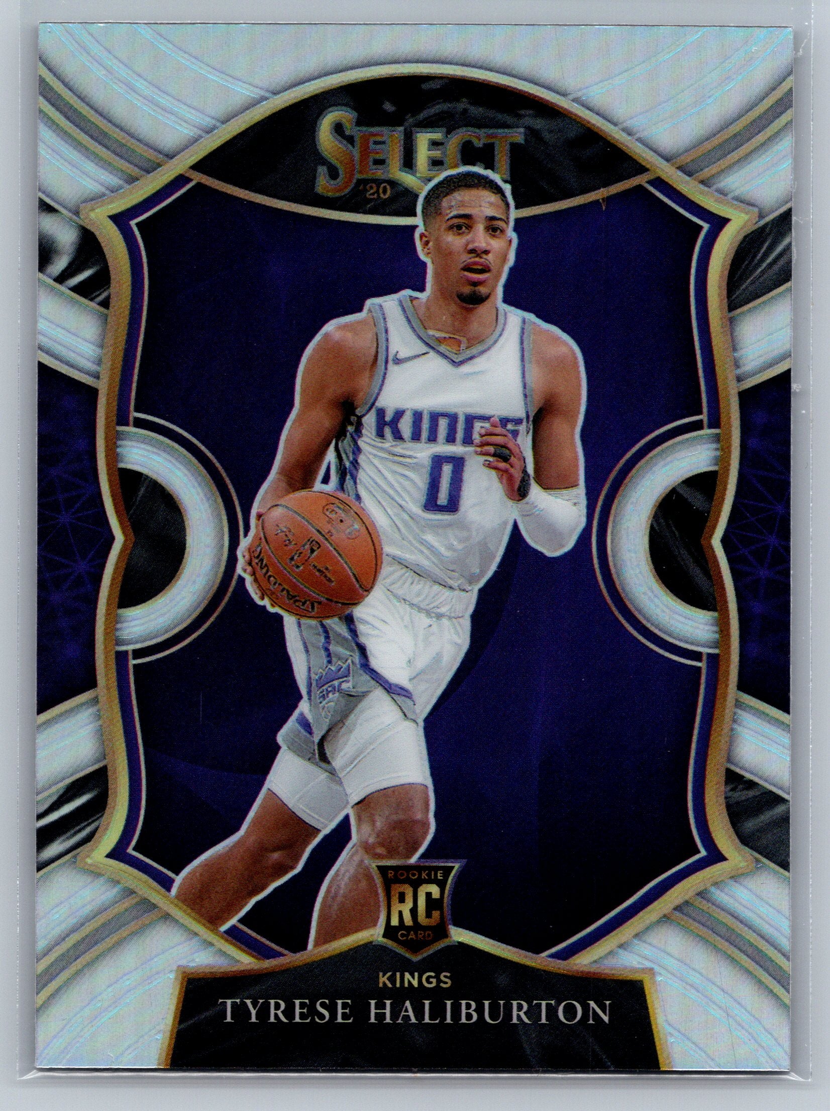 2020 Panini Select Tyrese Haliburton Concourse Level Silver Rookie Card #72