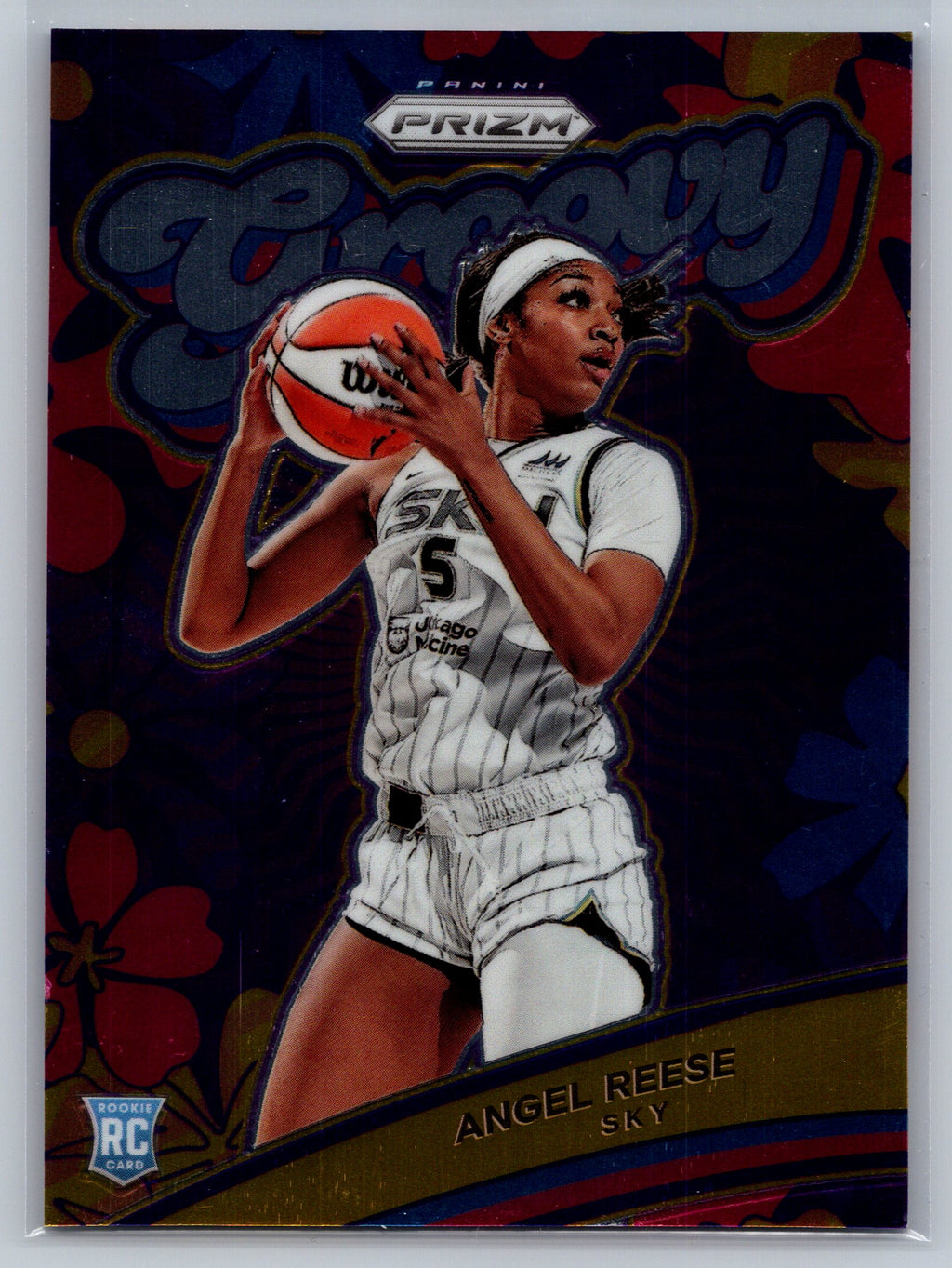 2024 Panini Prizm Angel Reese Groovy Rookie Card #12