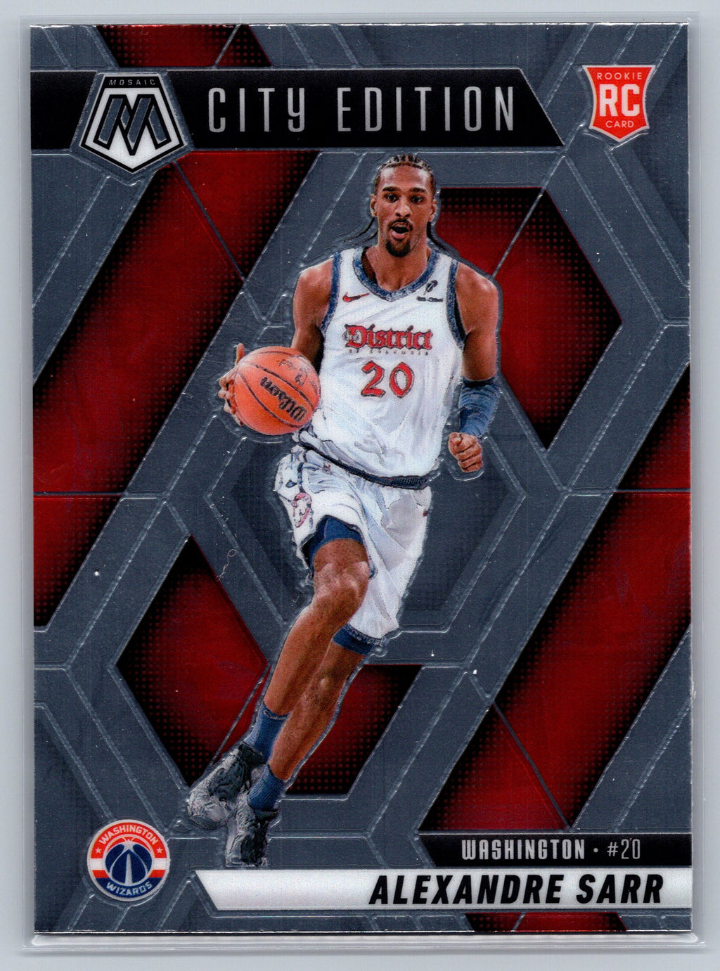 2024 Panini Mosaic Alexandre Sarr City Edition Rookie Card #278