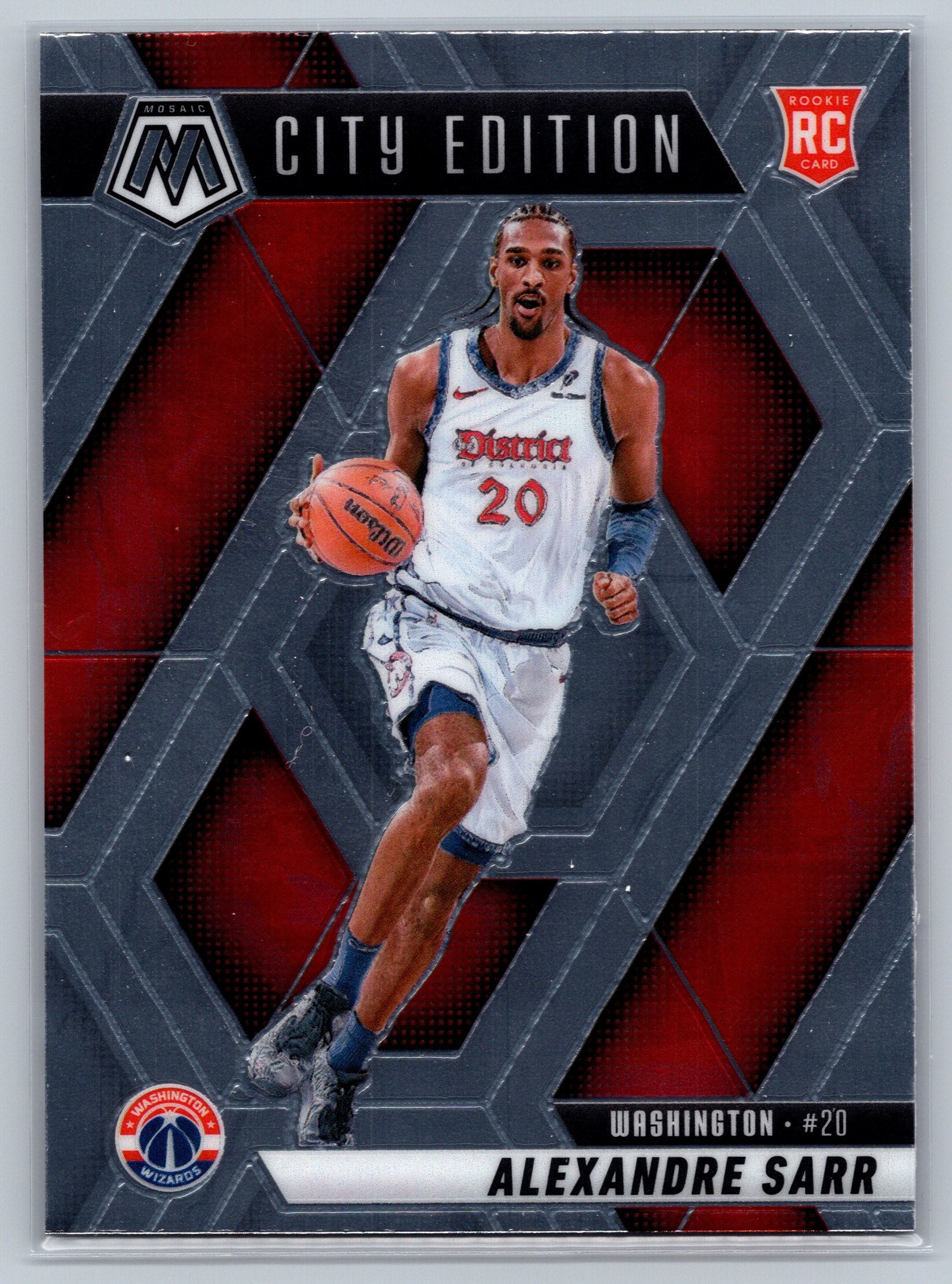 2024 Panini Mosaic Alexandre Sarr City Edition Rookie Card #278